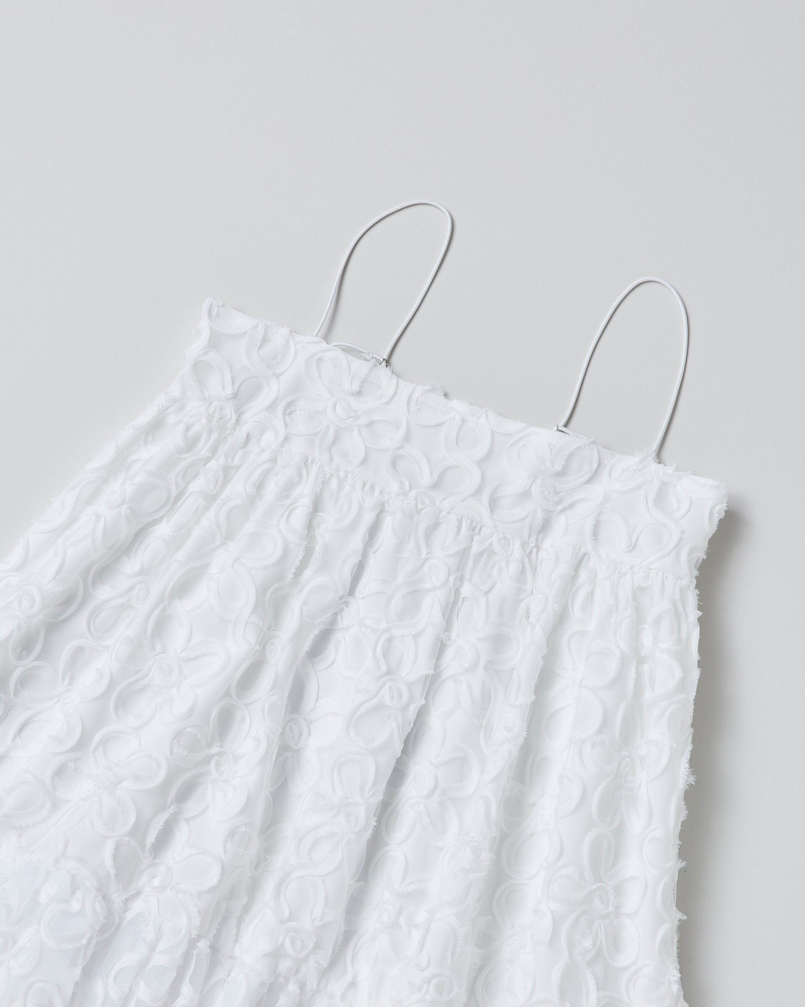 Flower tulle balloon tunic