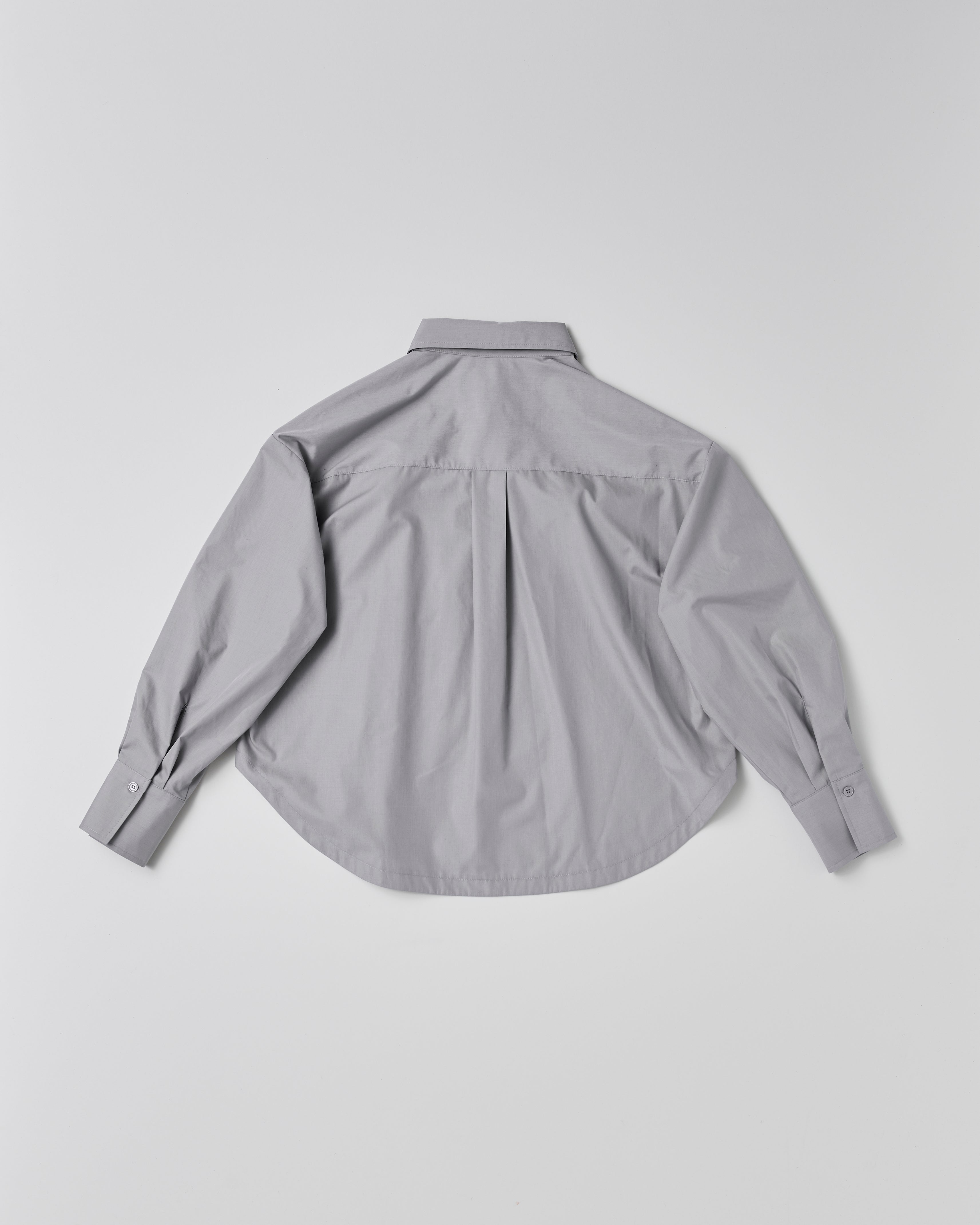 Double ribbon shirt (gray)