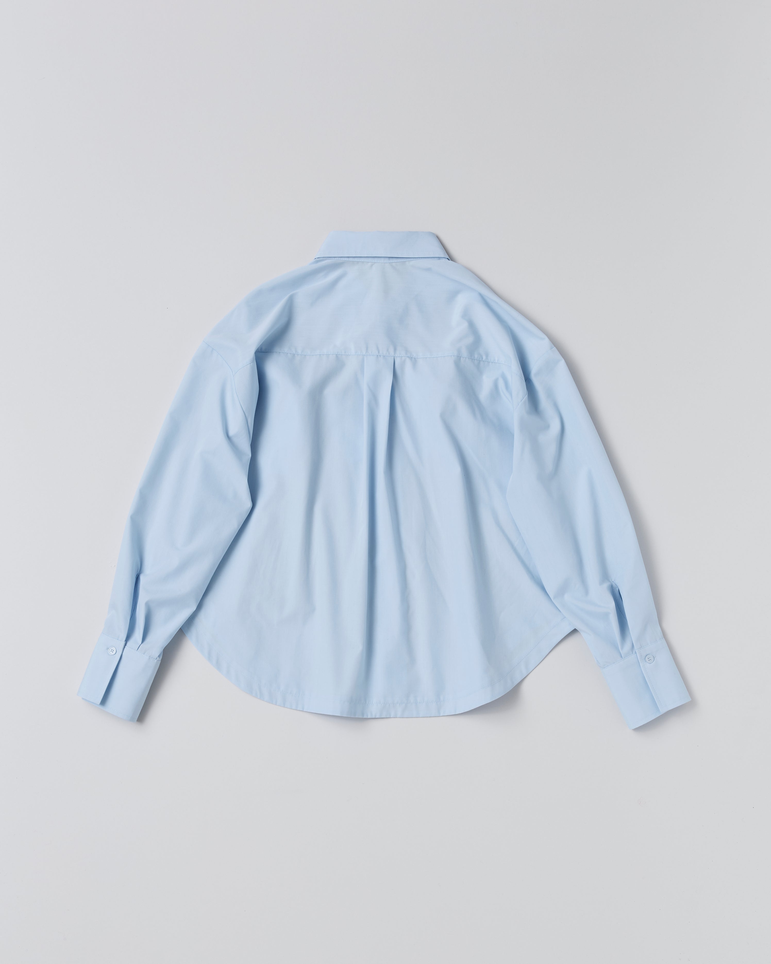 Double ribbon shirt (light blue)