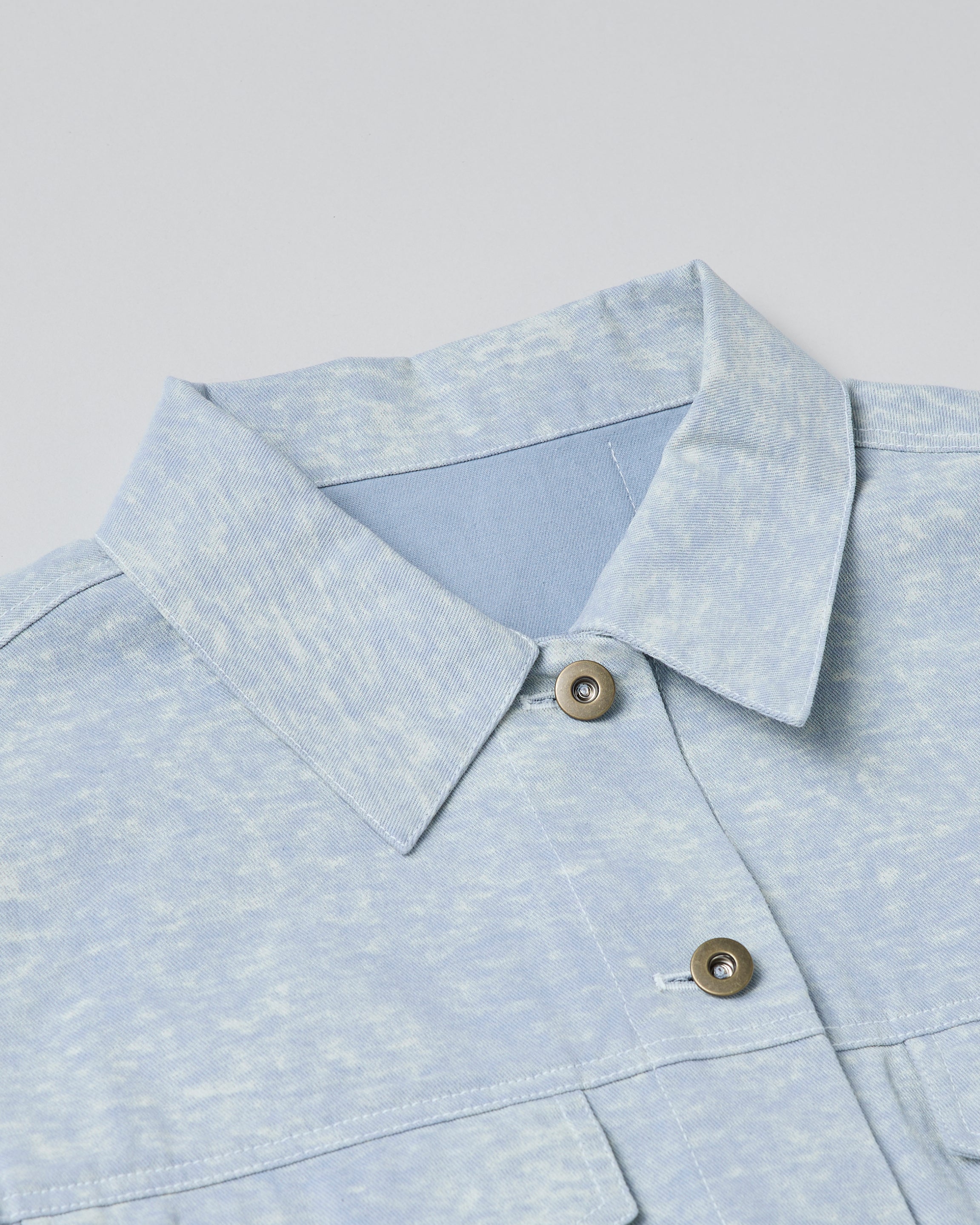 Sky color short jacket