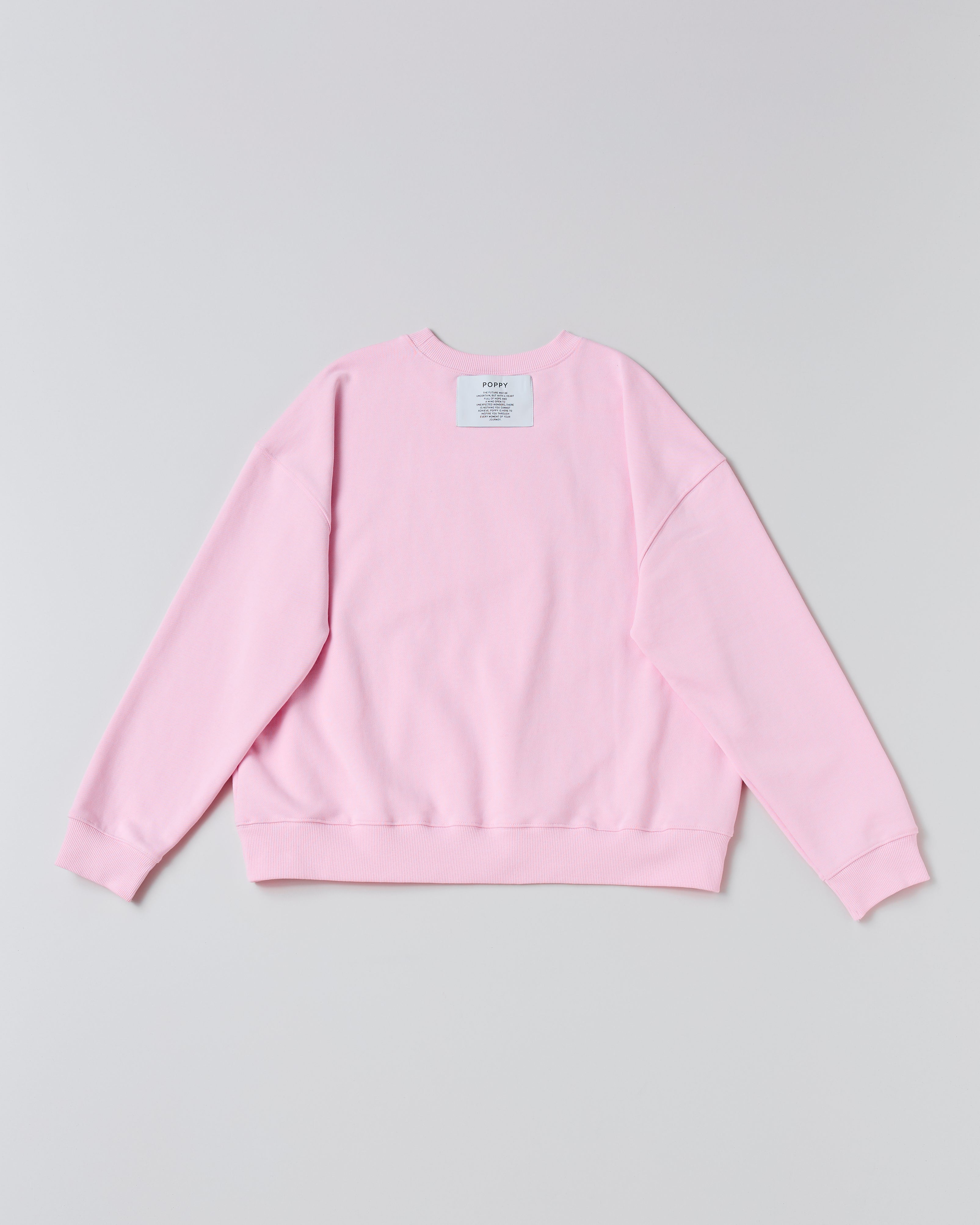 POPPY big logo sweatshirt (pink)