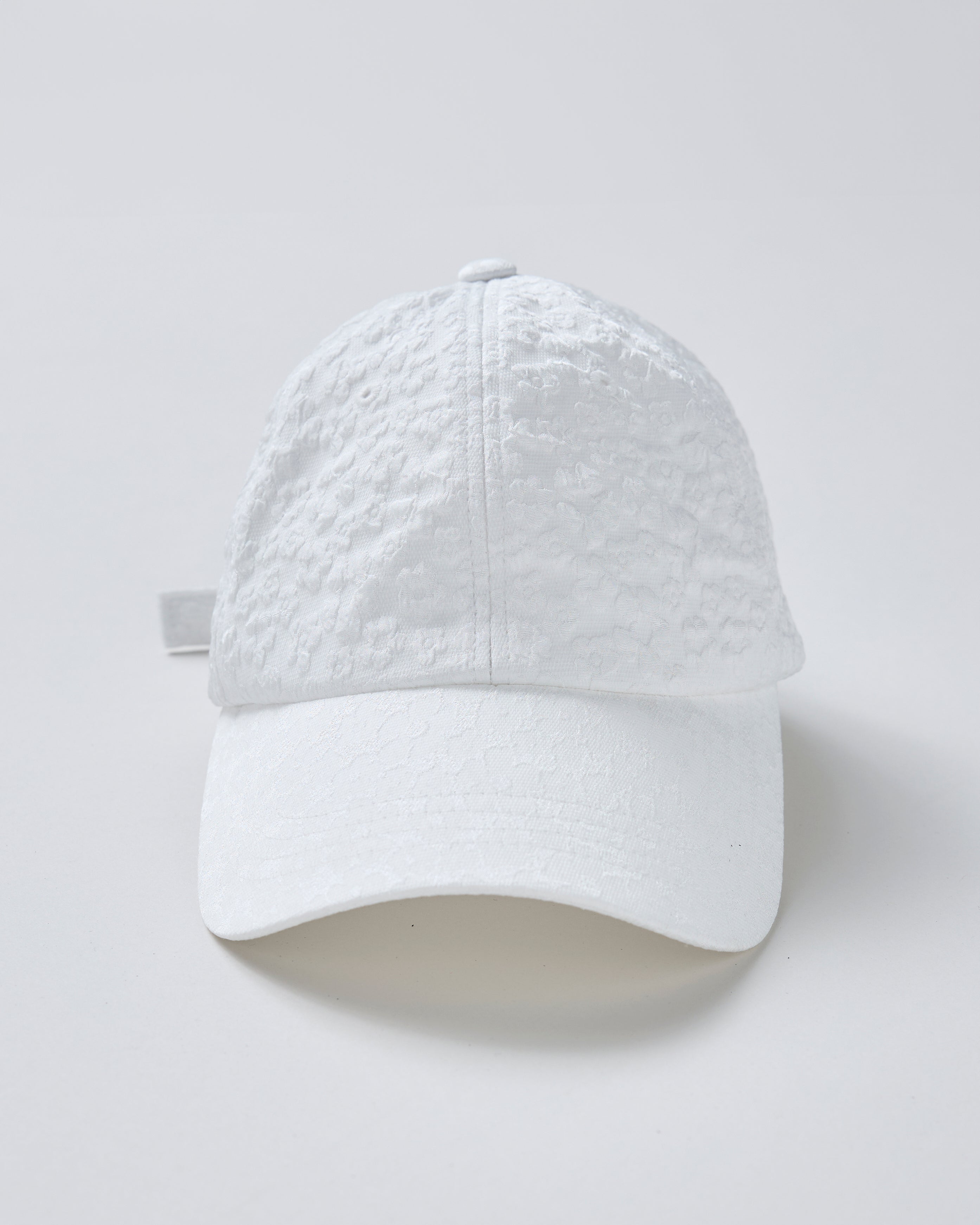 Flower jacquard cap