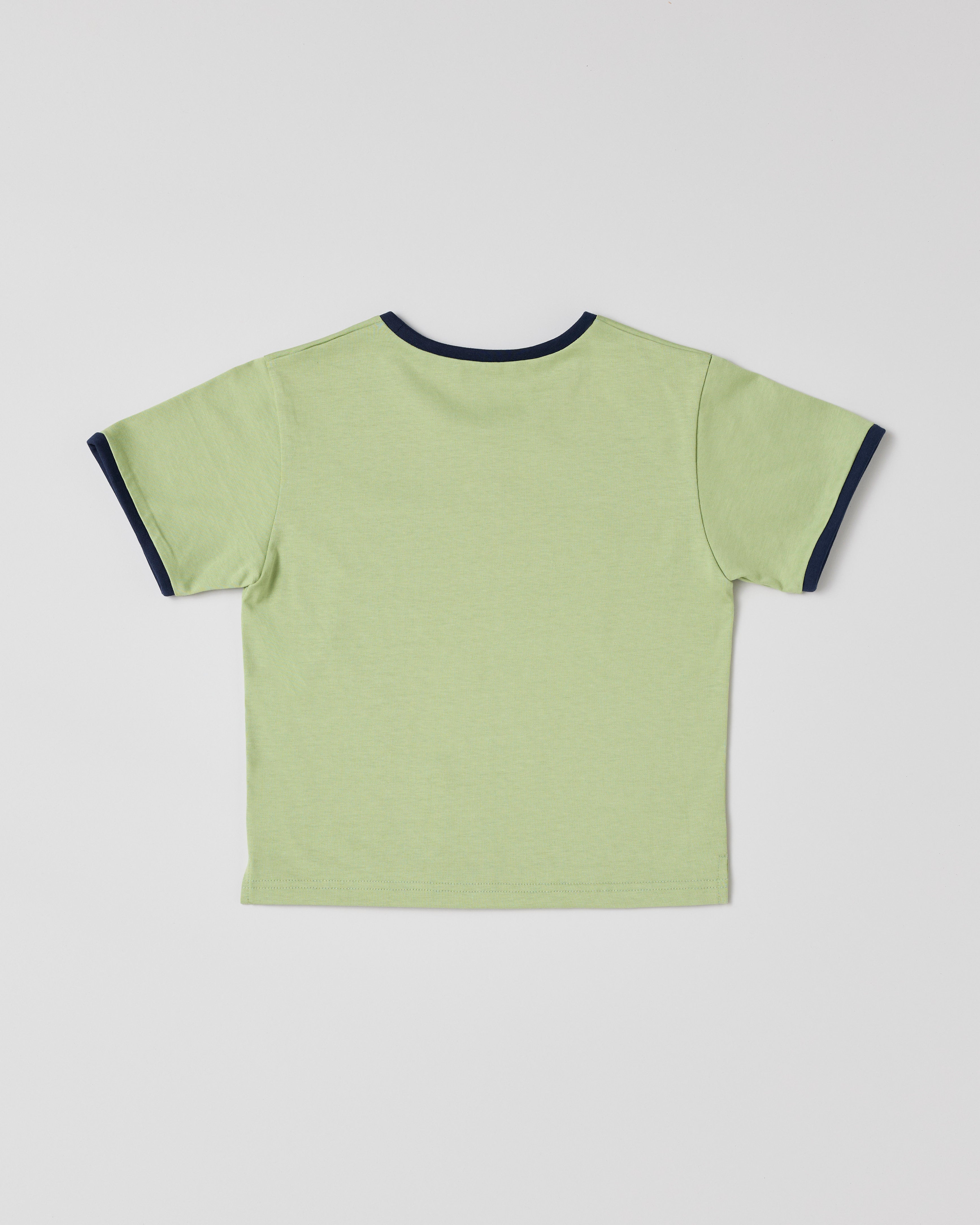 Bicolor ringer t-shirt (green)