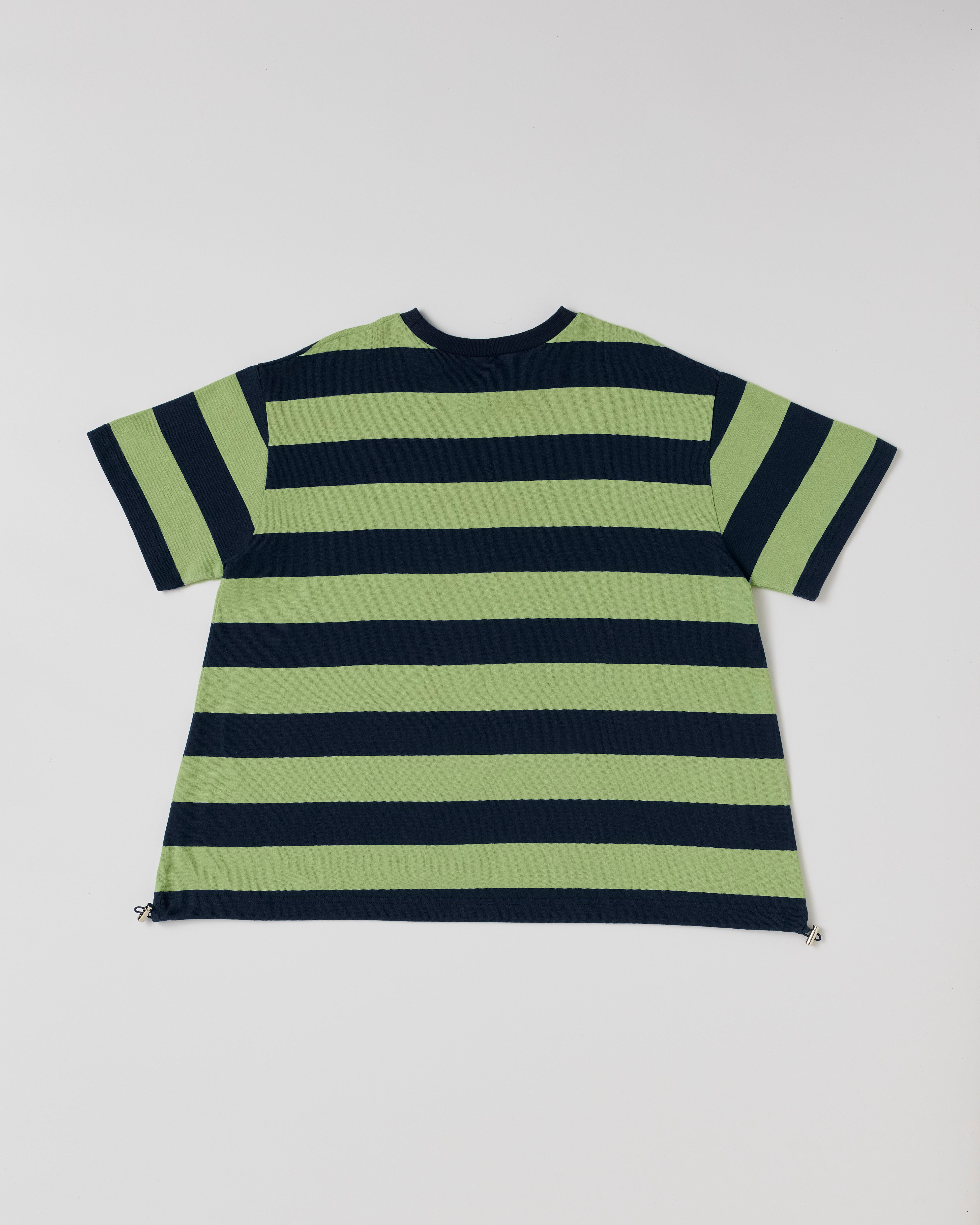 Cocoon border t-shirt (green)
