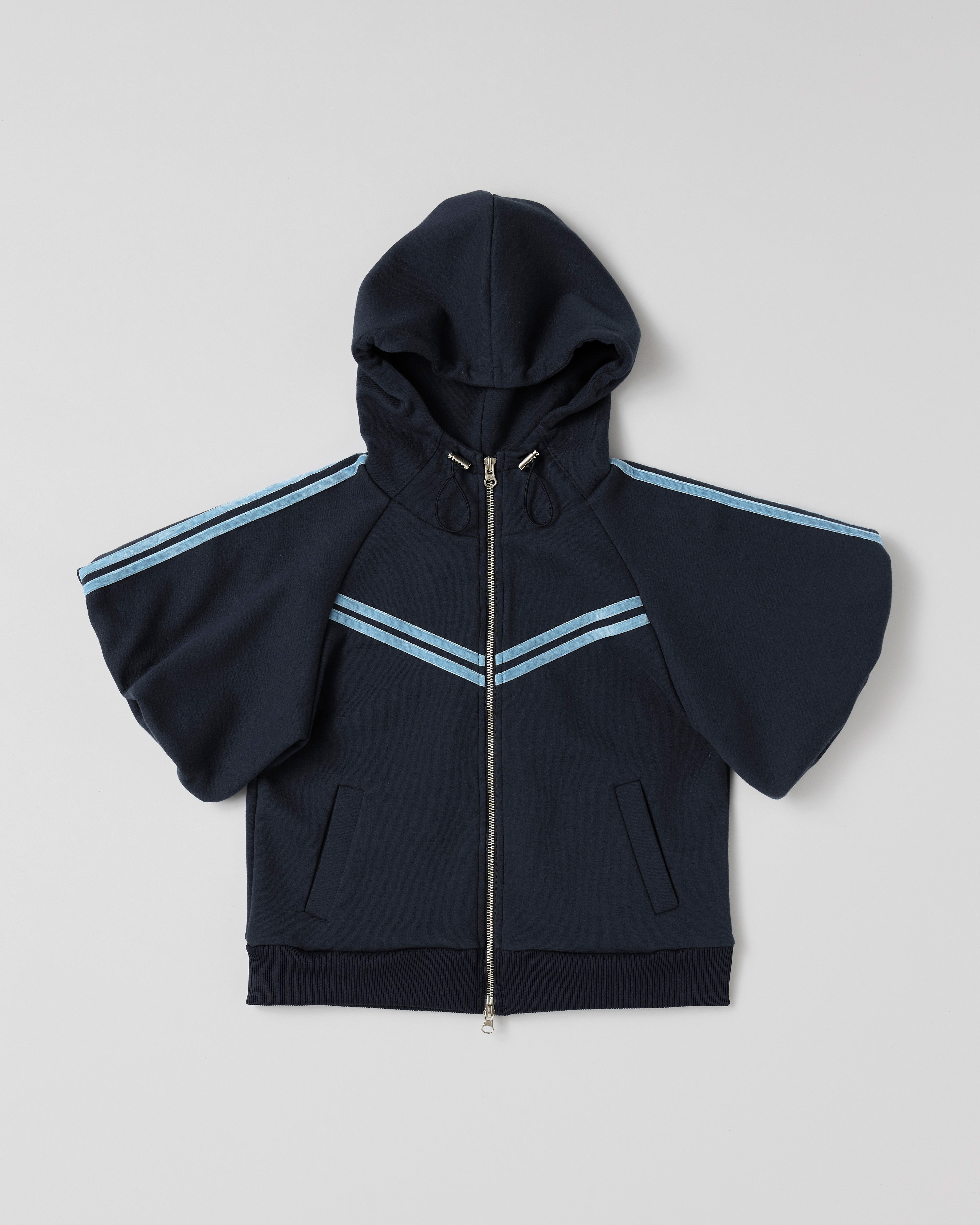 Bonding raglan hoodie (navy)