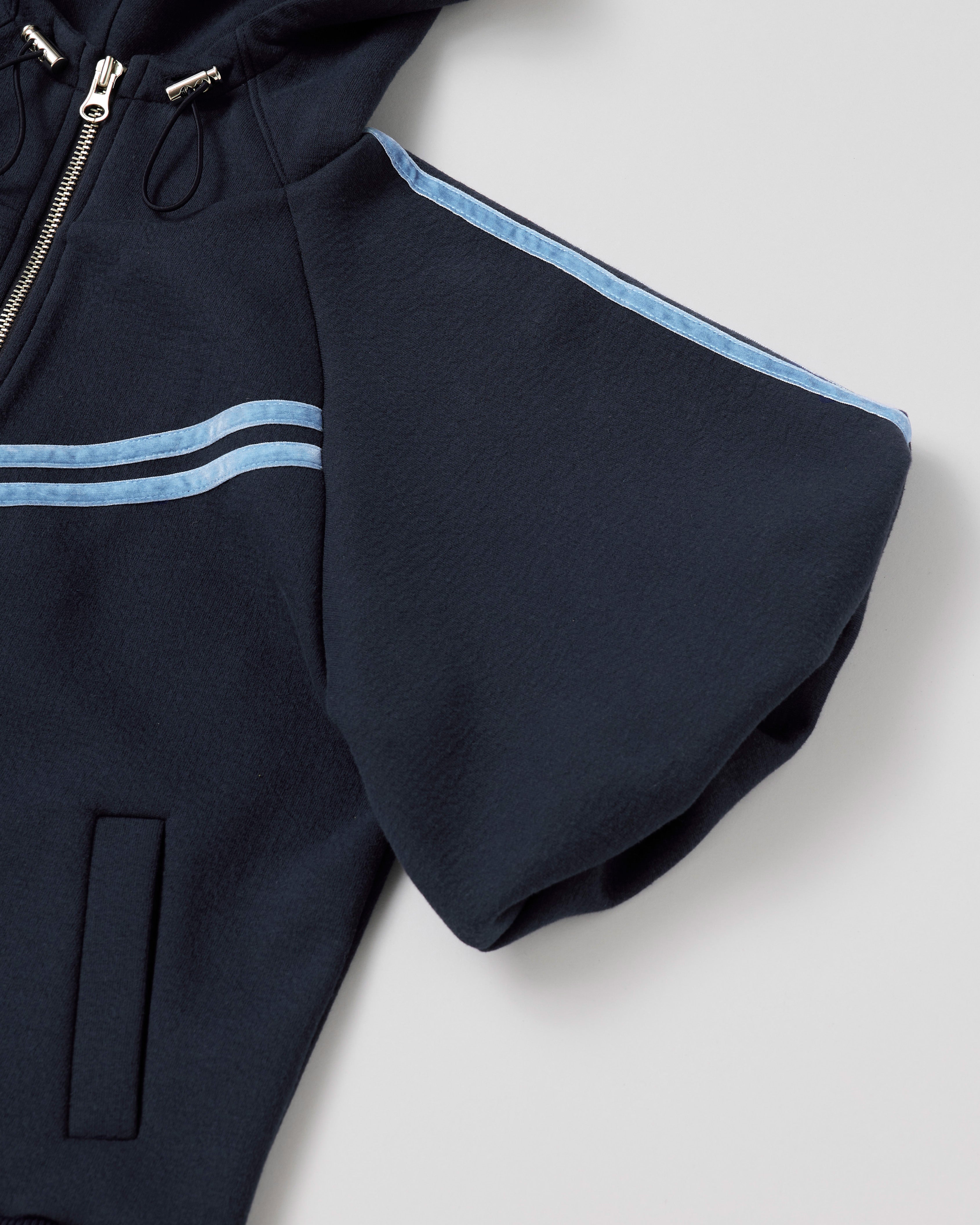 Bonding raglan hoodie (navy)