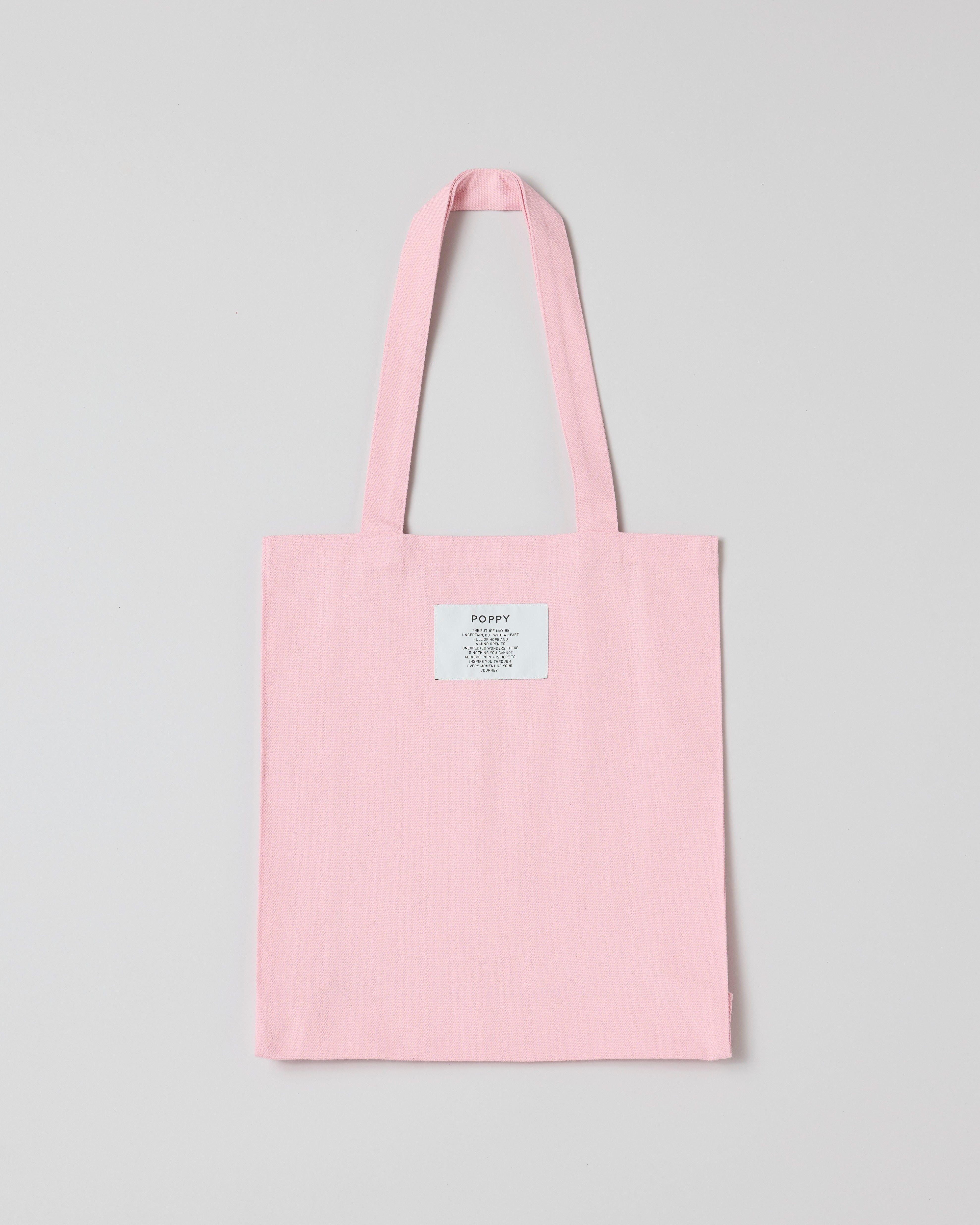 Logo tote bag (pink)