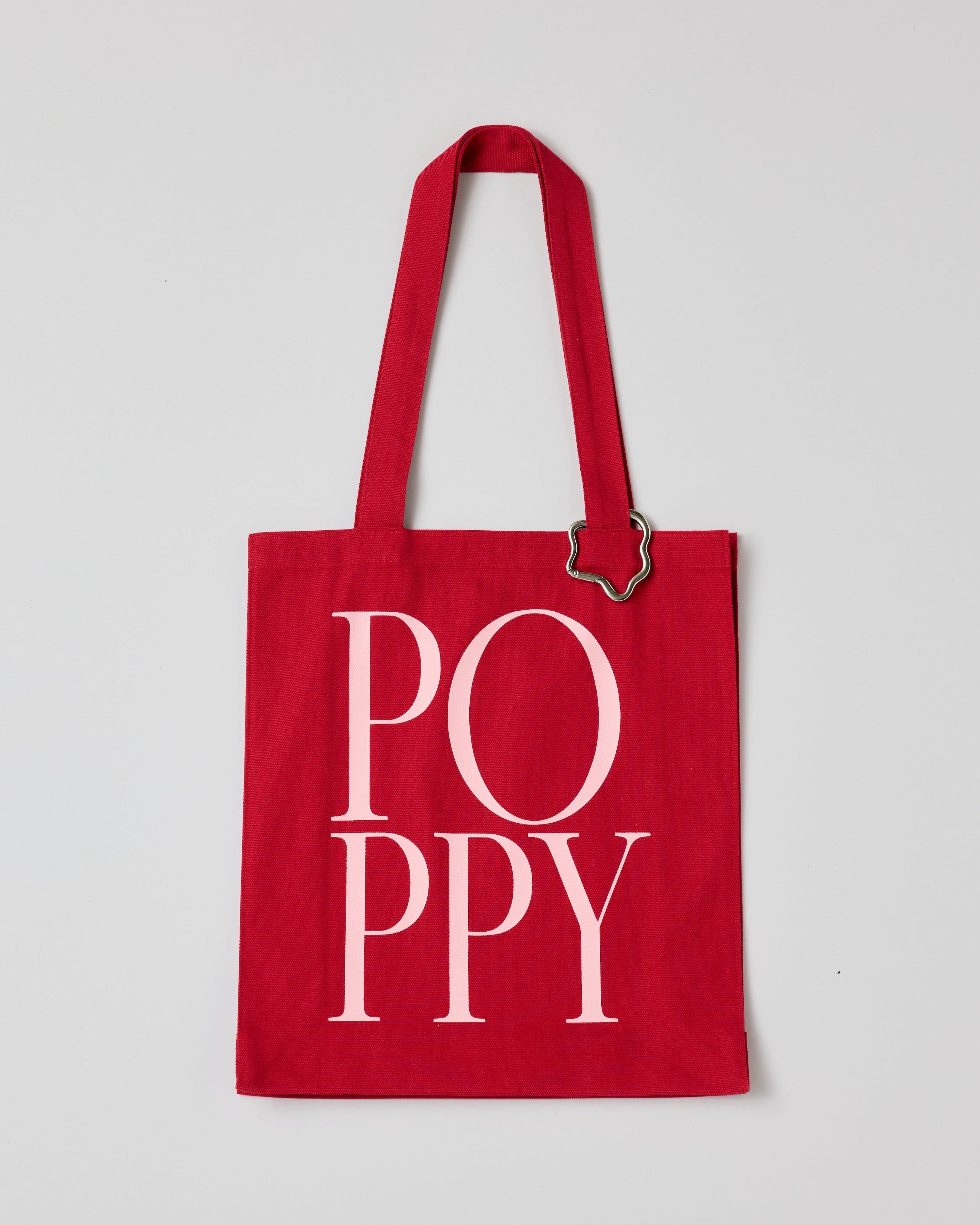 Logo tote bag (red)