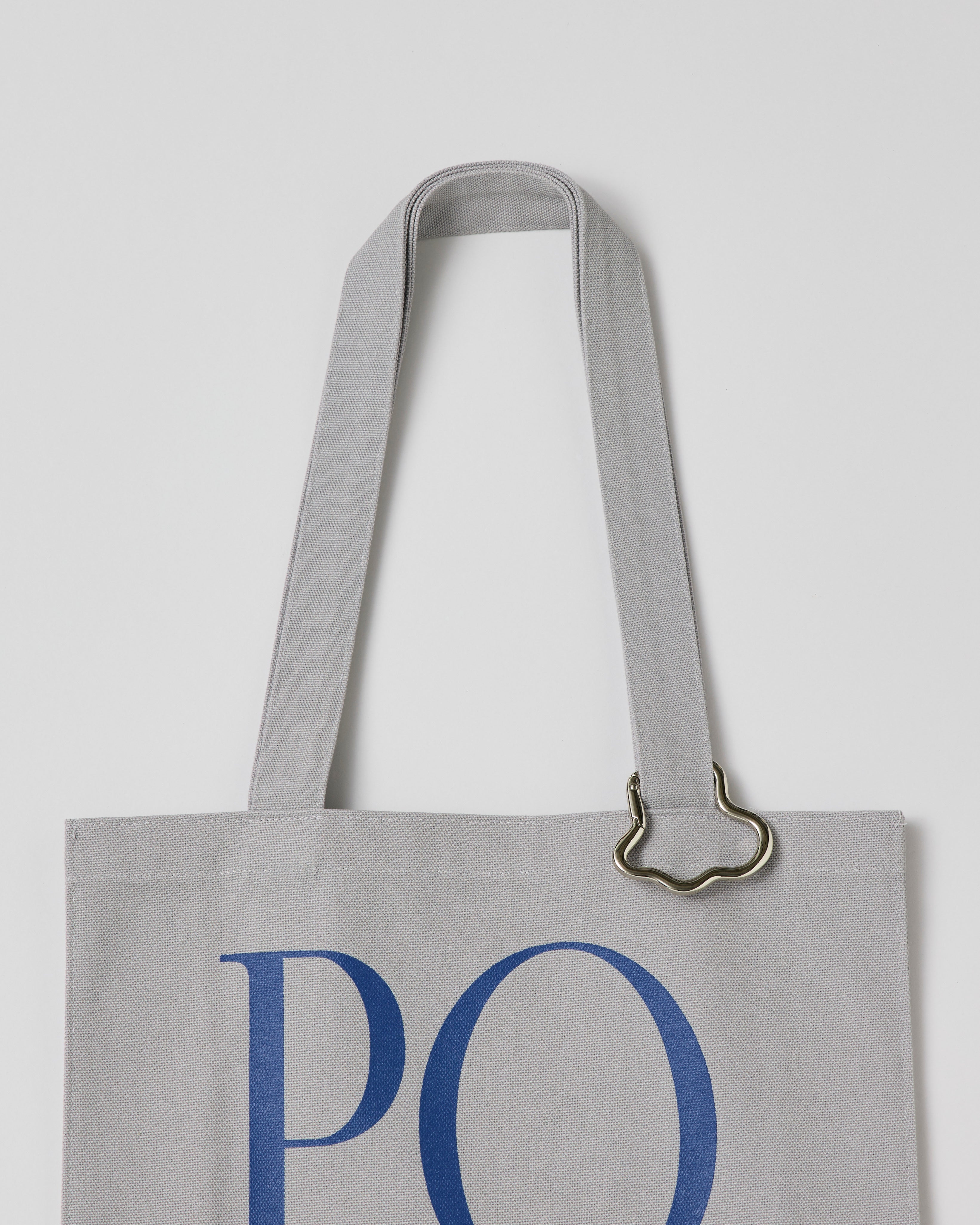 Logo tote bag (gray)