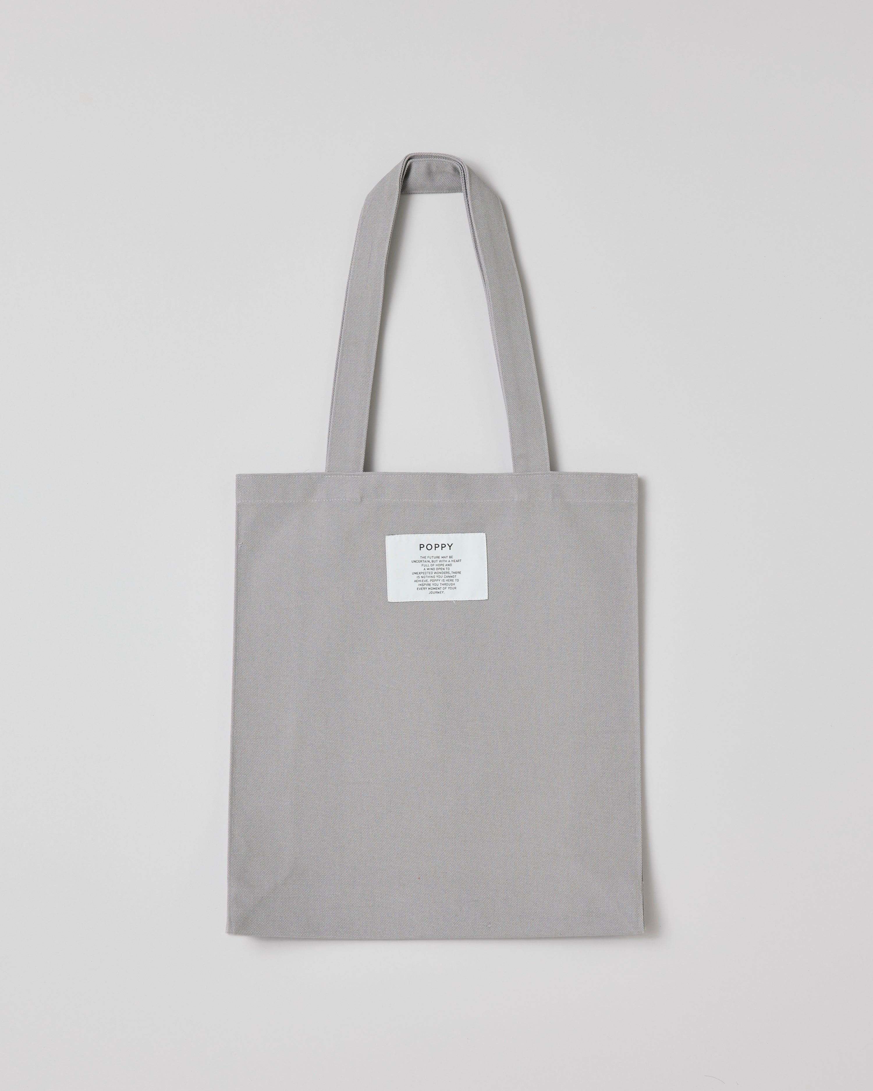 Logo tote bag (gray)