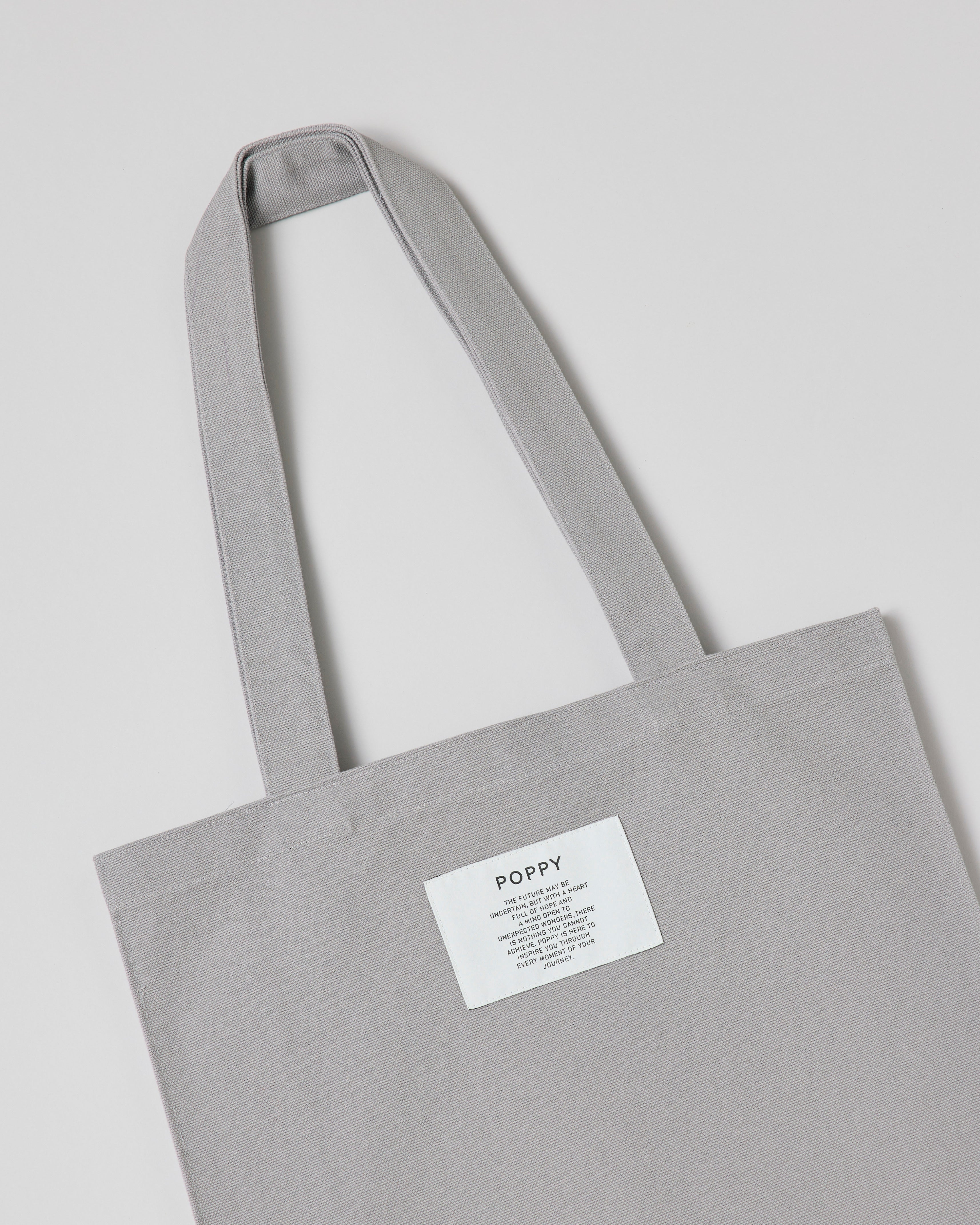 Logo tote bag (gray)
