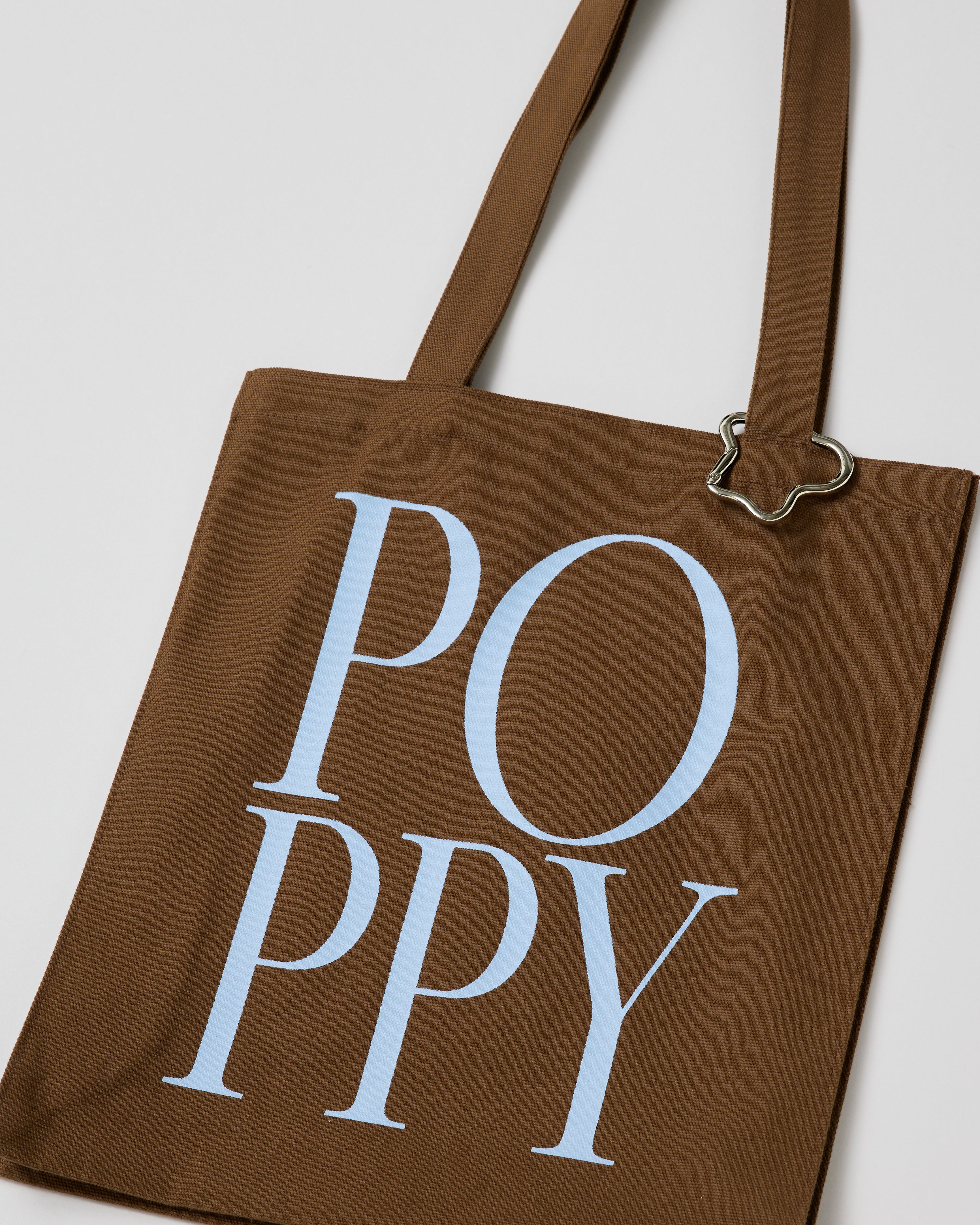 Logo tote bag (brown)