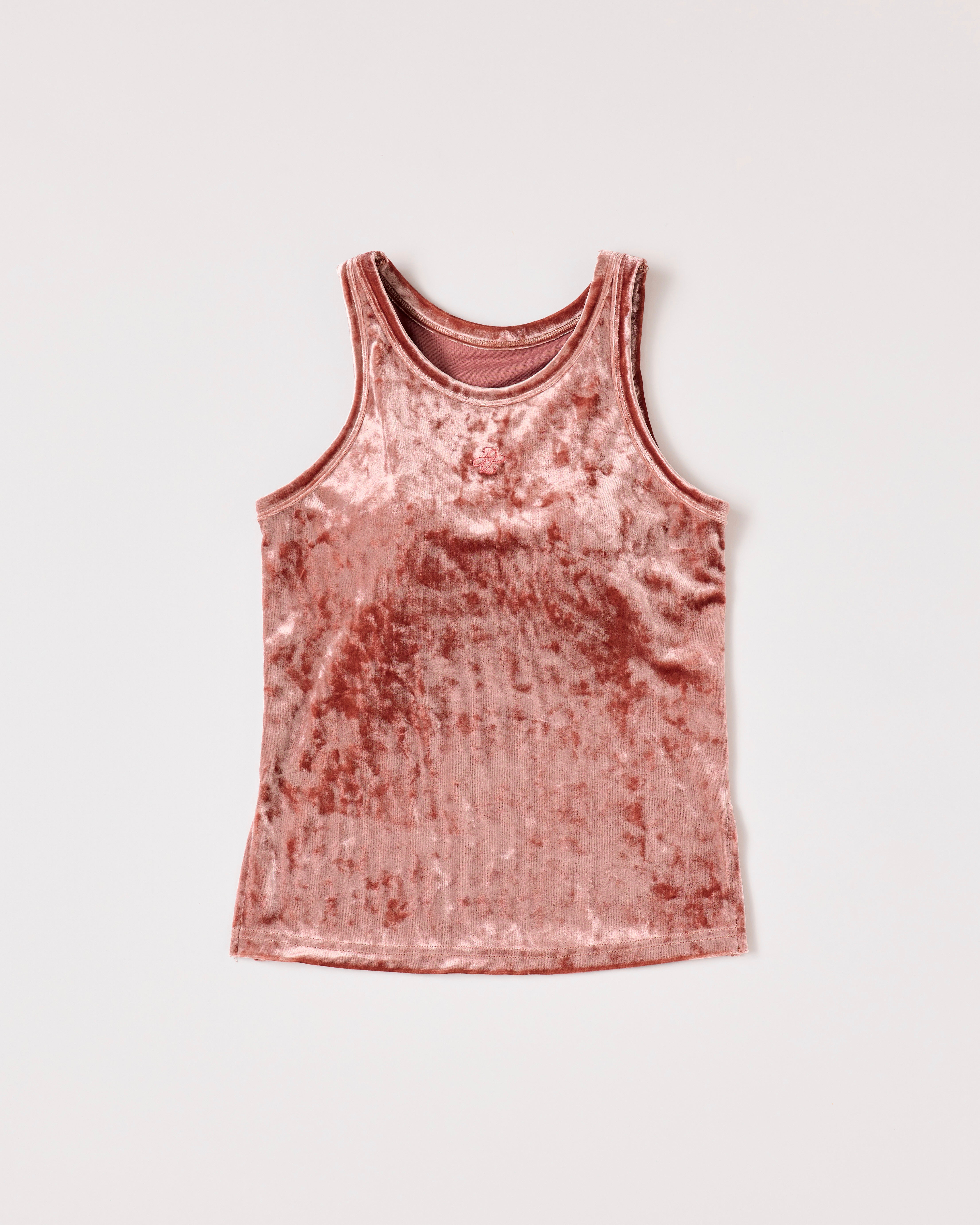 Velour tank top