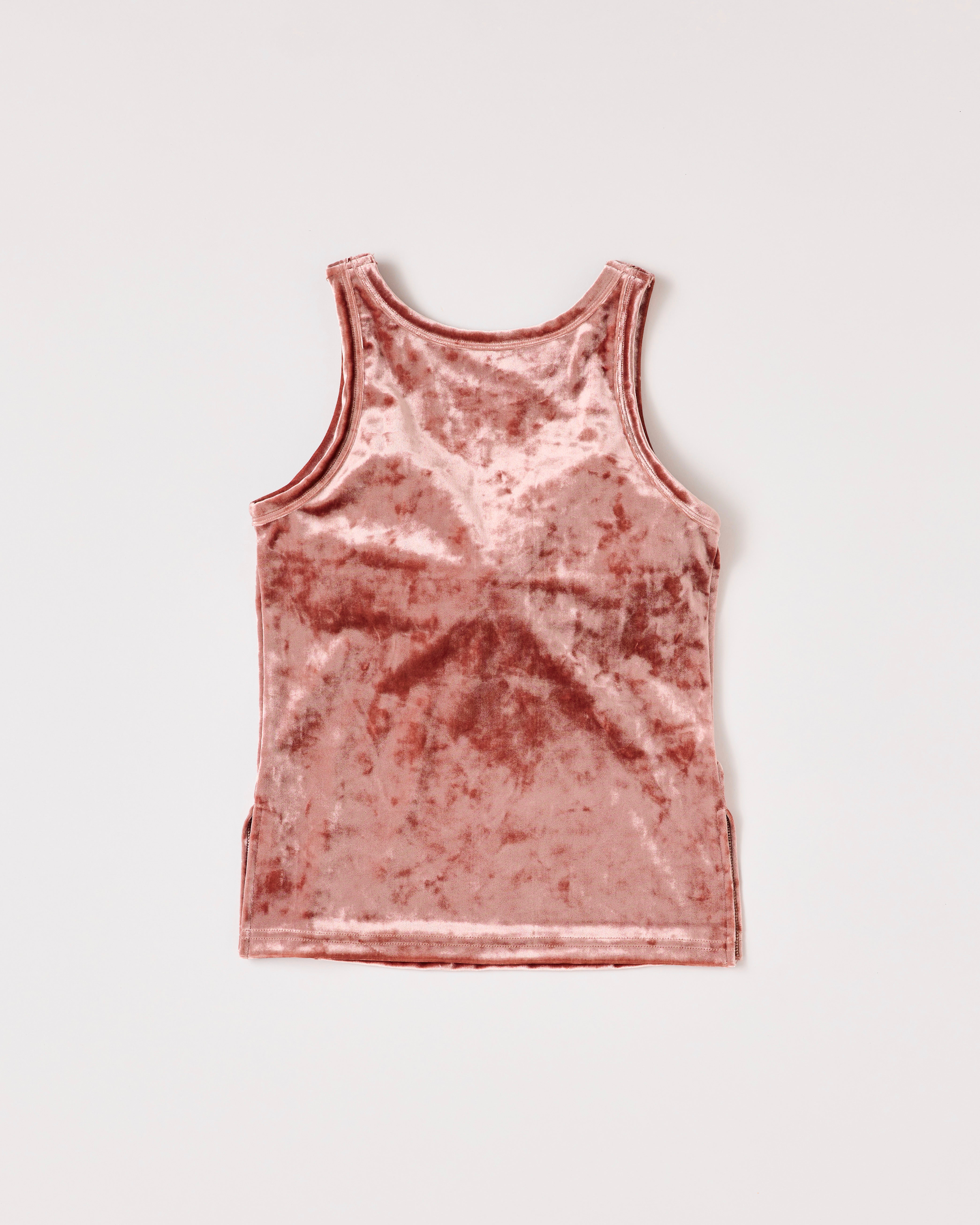 Velour tank top