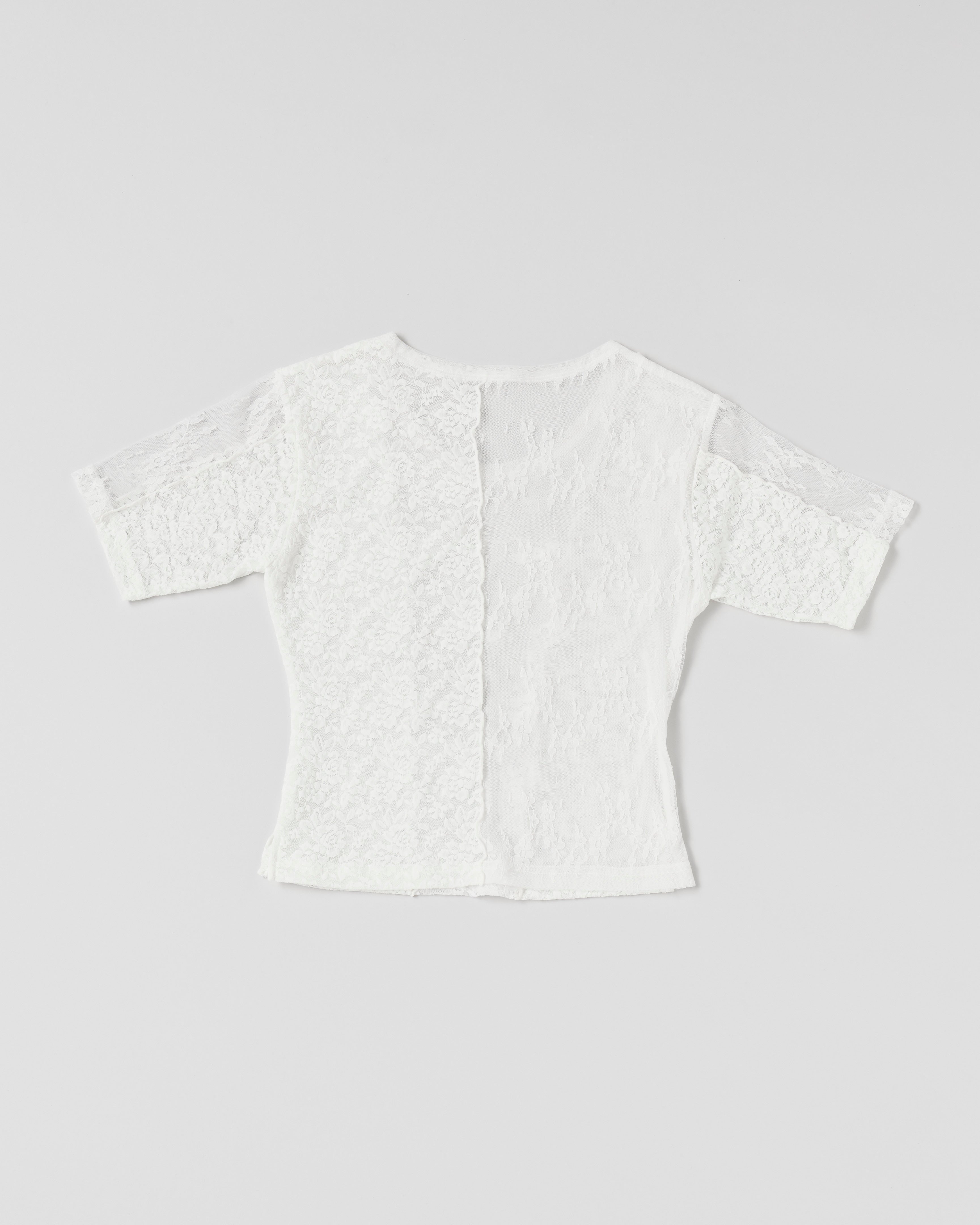 Lace patchwork tops