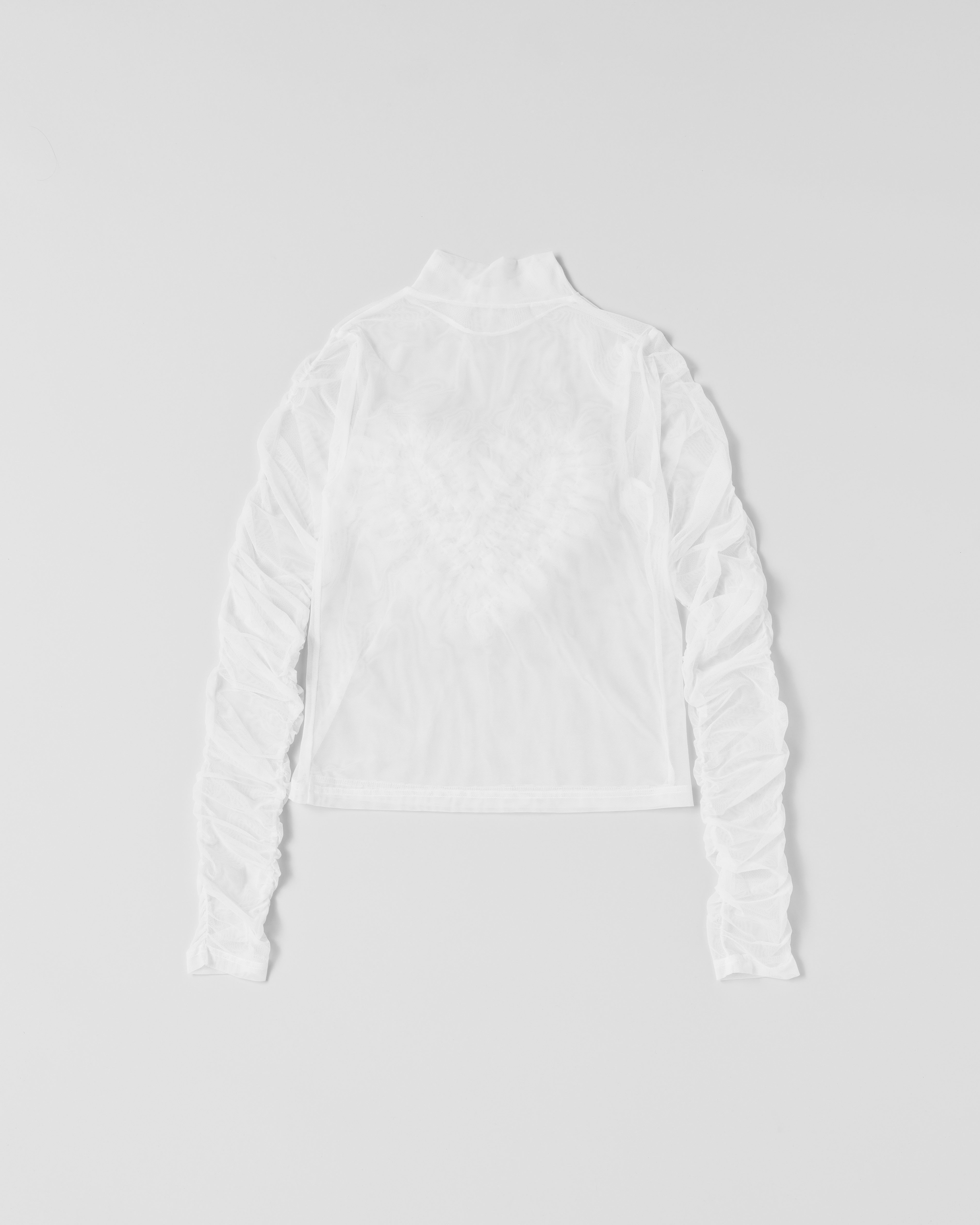 Heart tulle see-through tops (high neck)