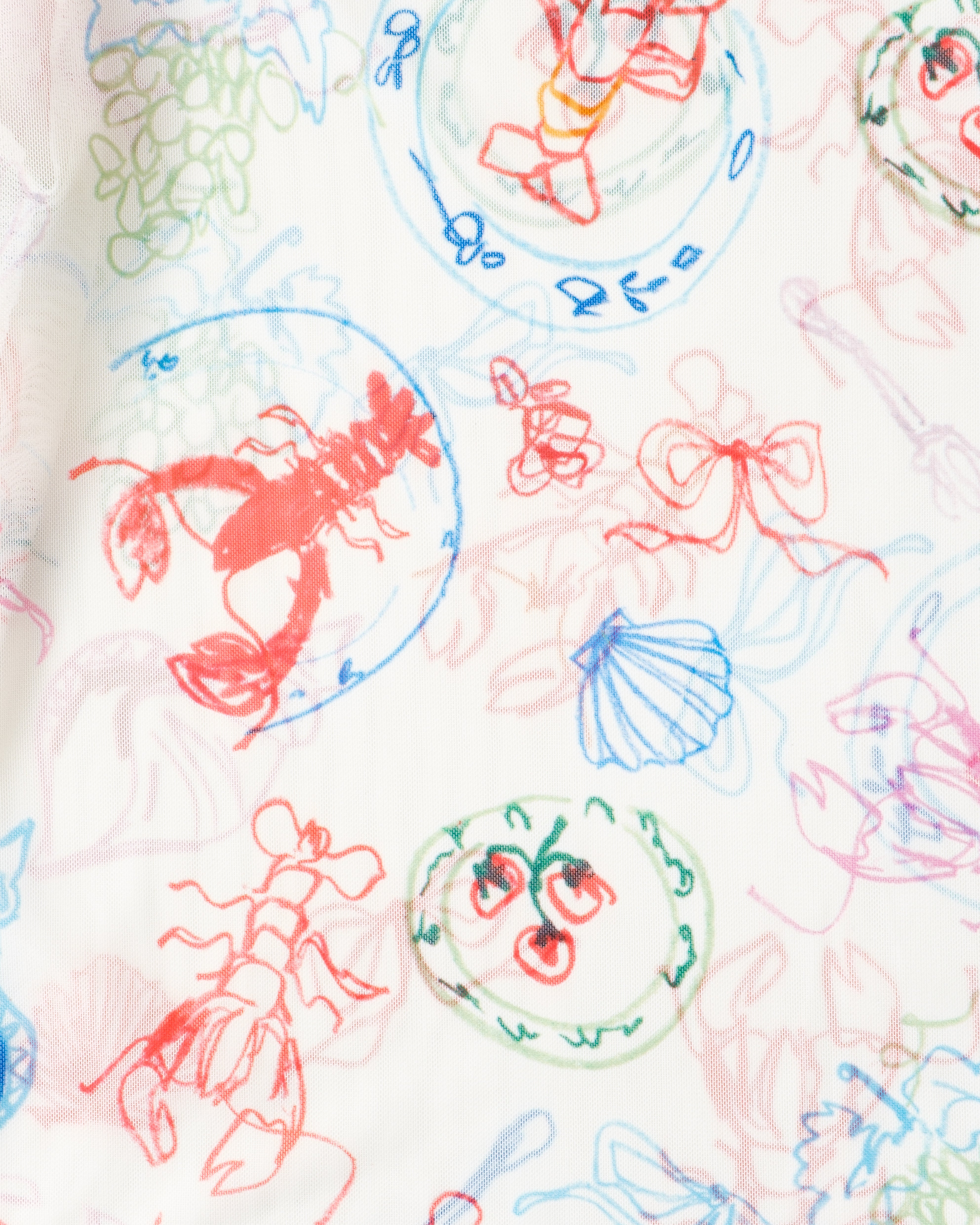 Sea Paradise see-through tops (round neck)