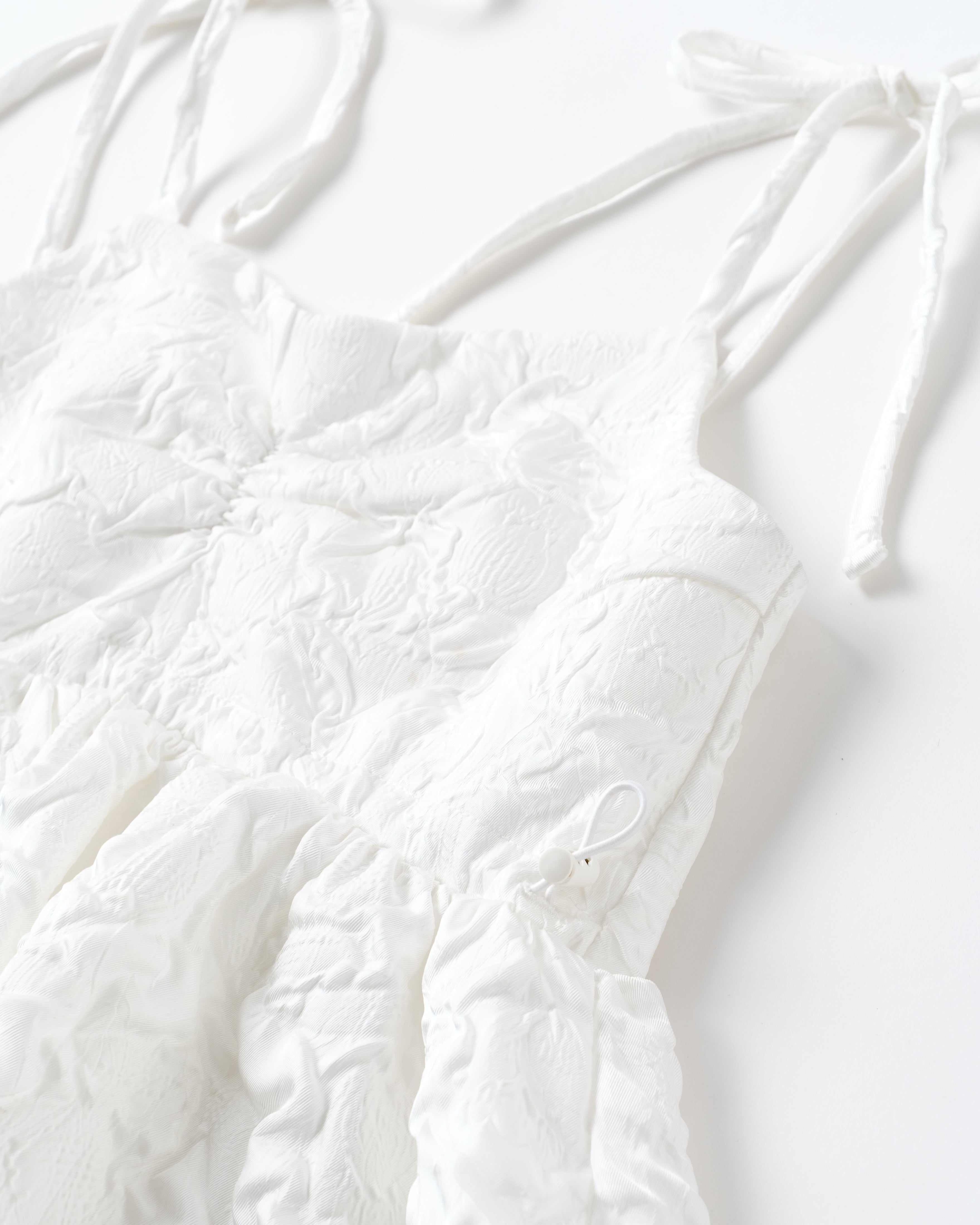 Balloon cami tunic (White)