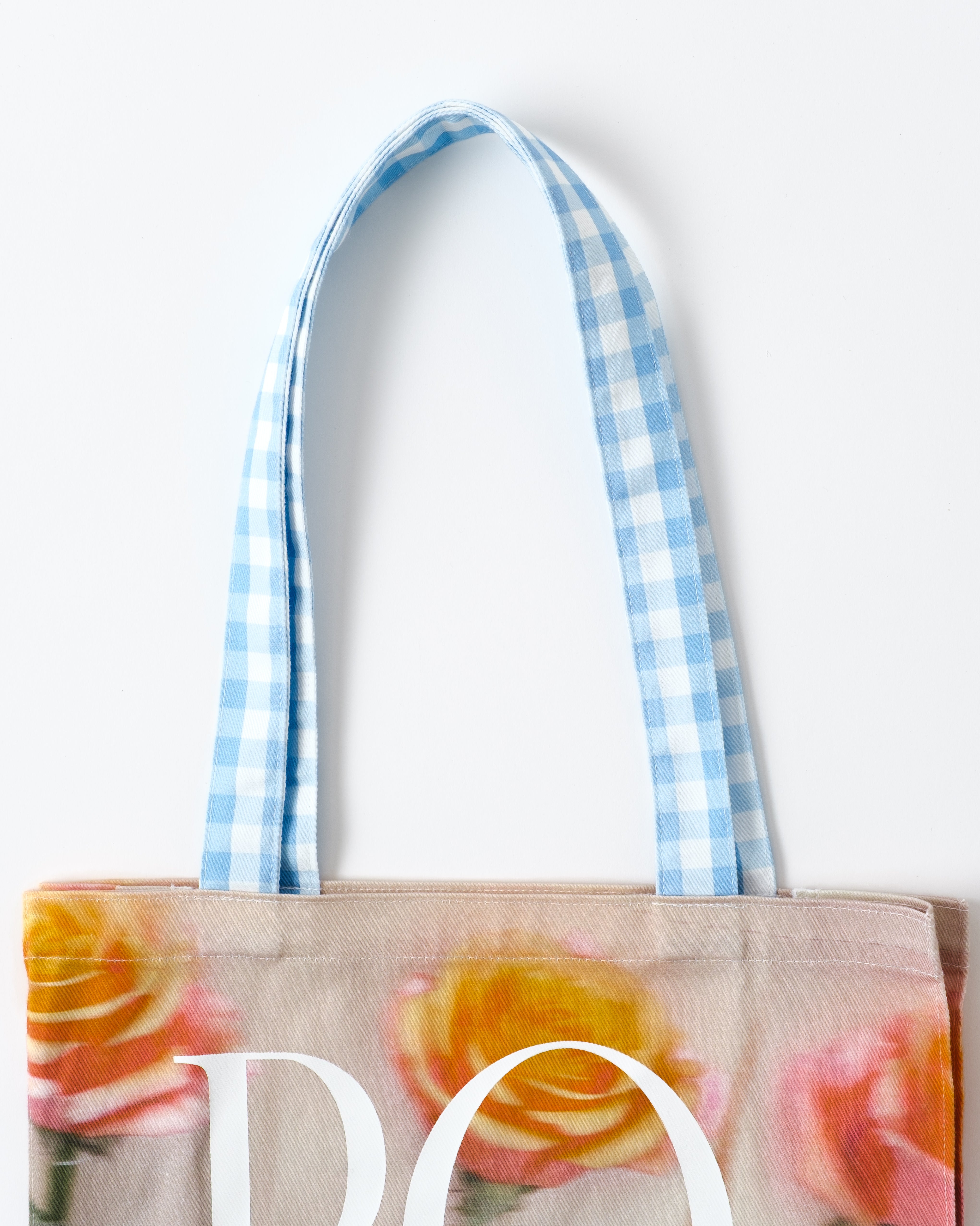 Photo ROSES Blue tote bag