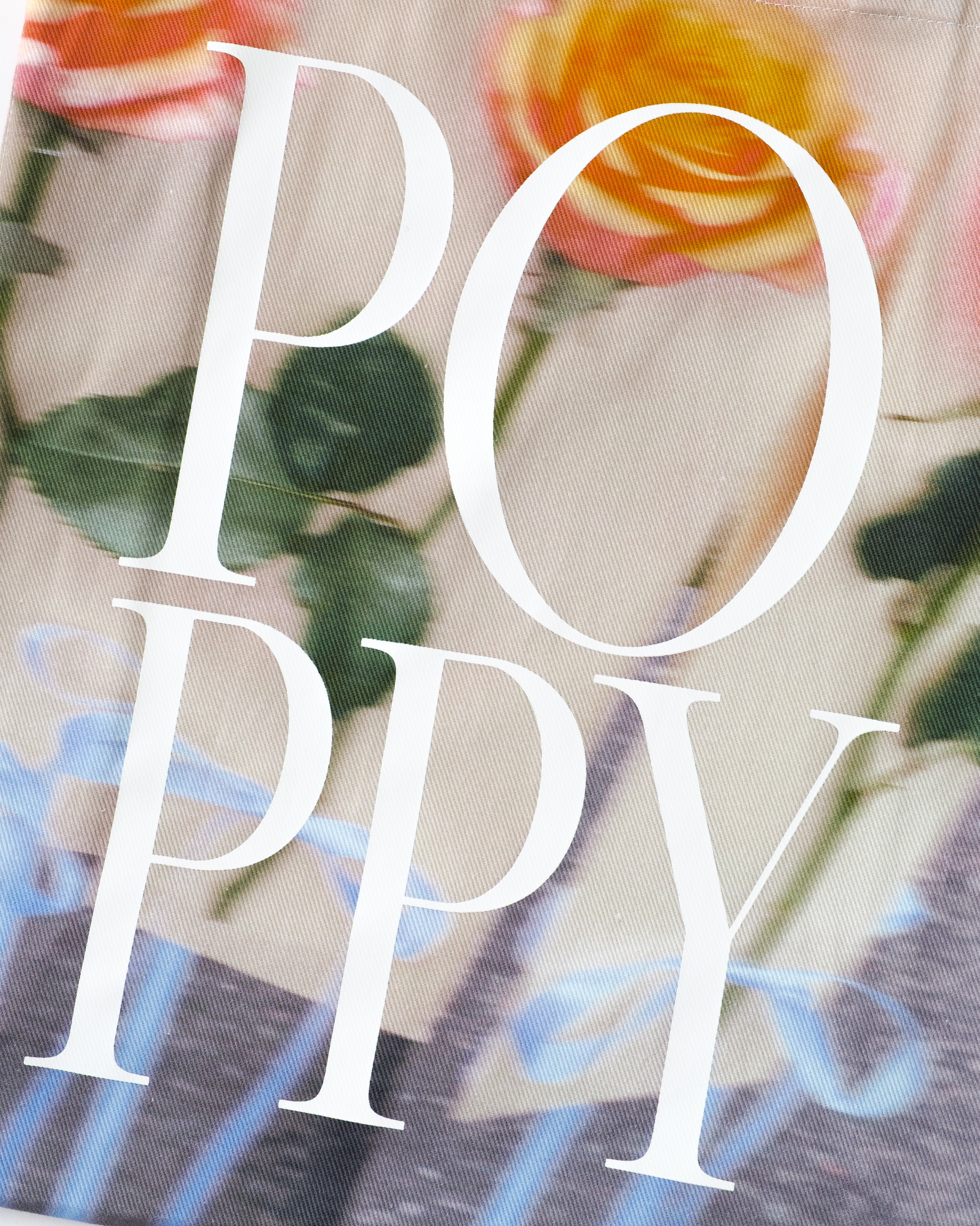 Photo ROSES Blue tote bag