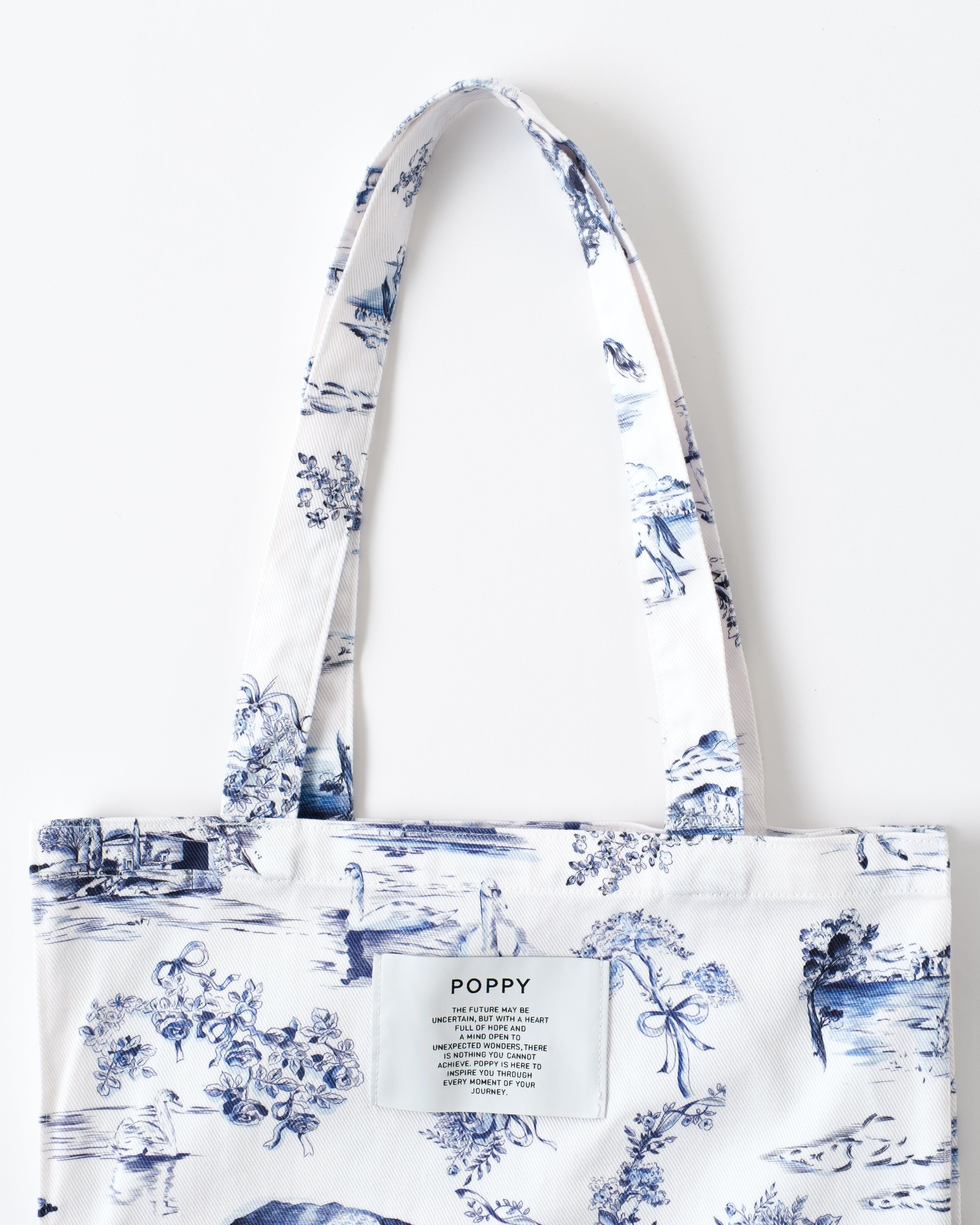 Toile de Jouy tote bag