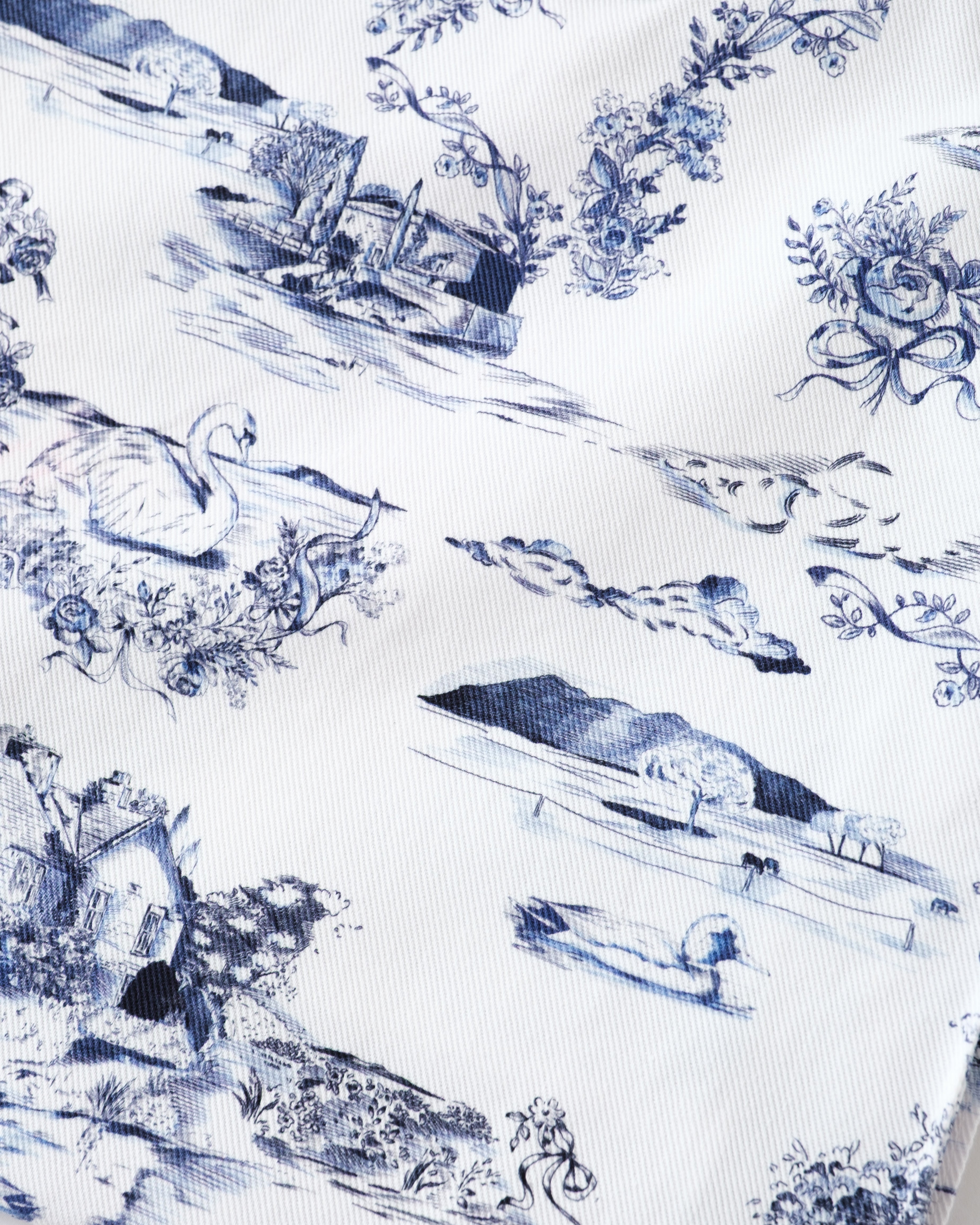 Toile de Jouy tote bag