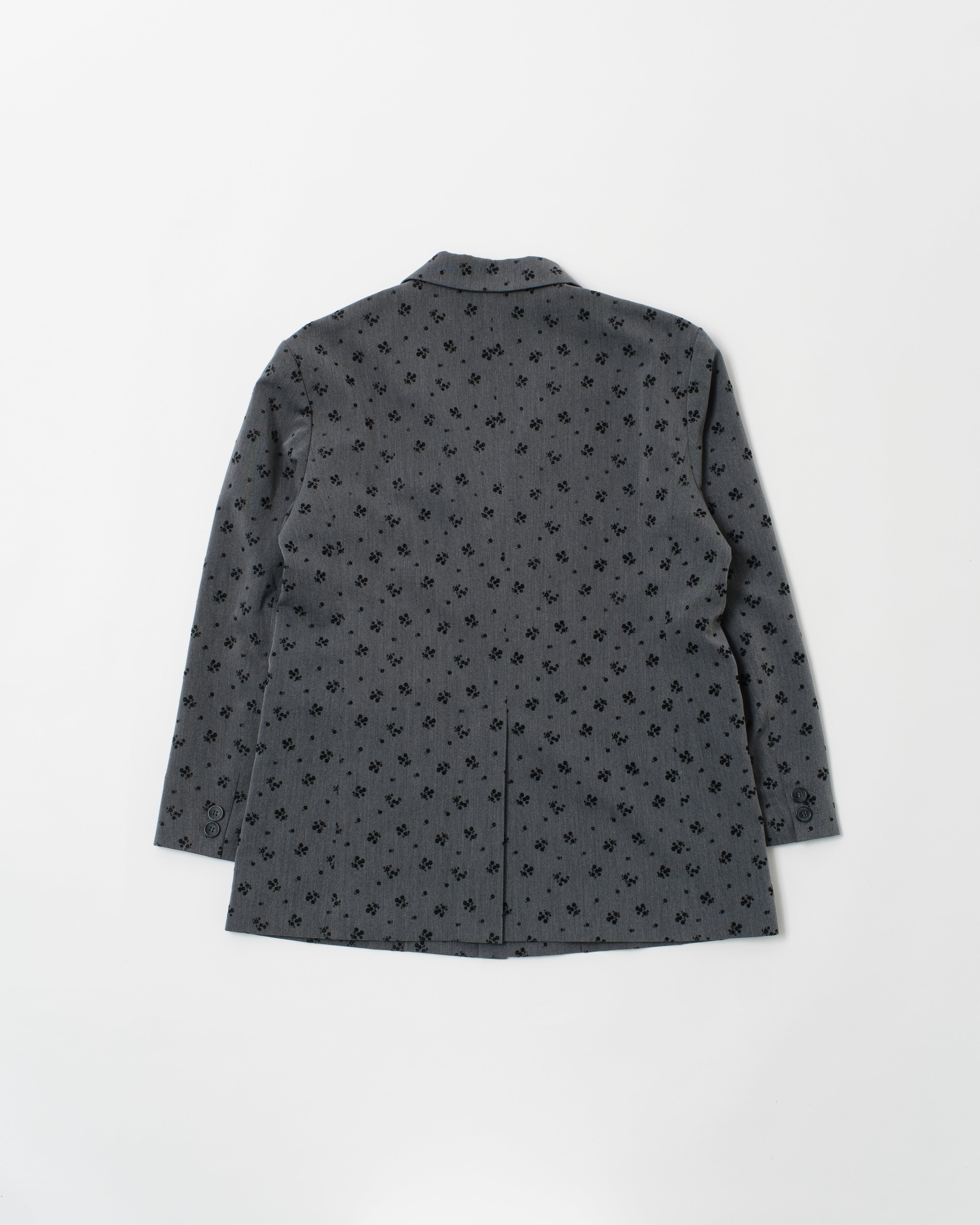【美品】ROWLEY XY 花柄 クロップドジャケット Flower flocky tailored jacket