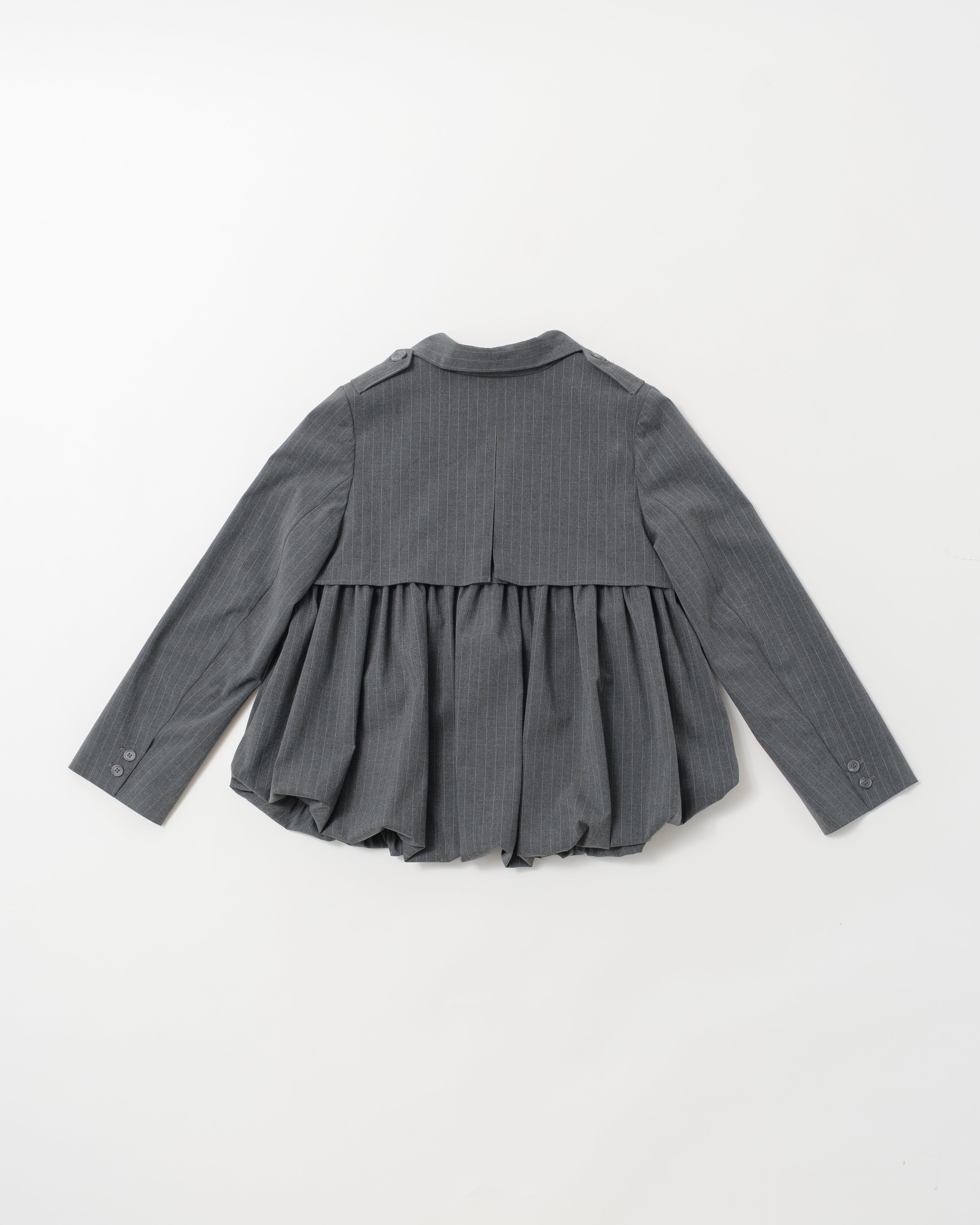 Gathered balloon jacket