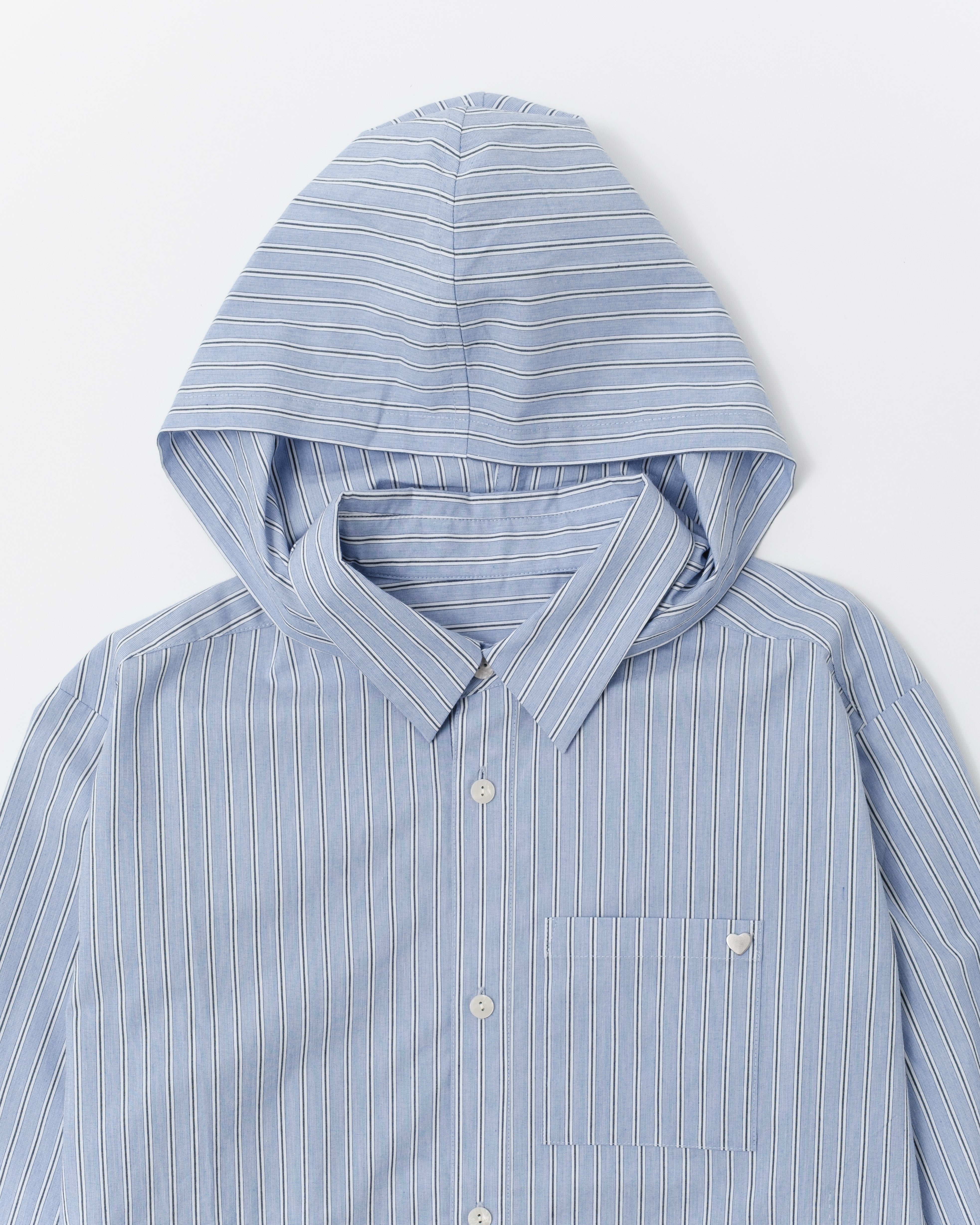 Stripe hoodie shirt