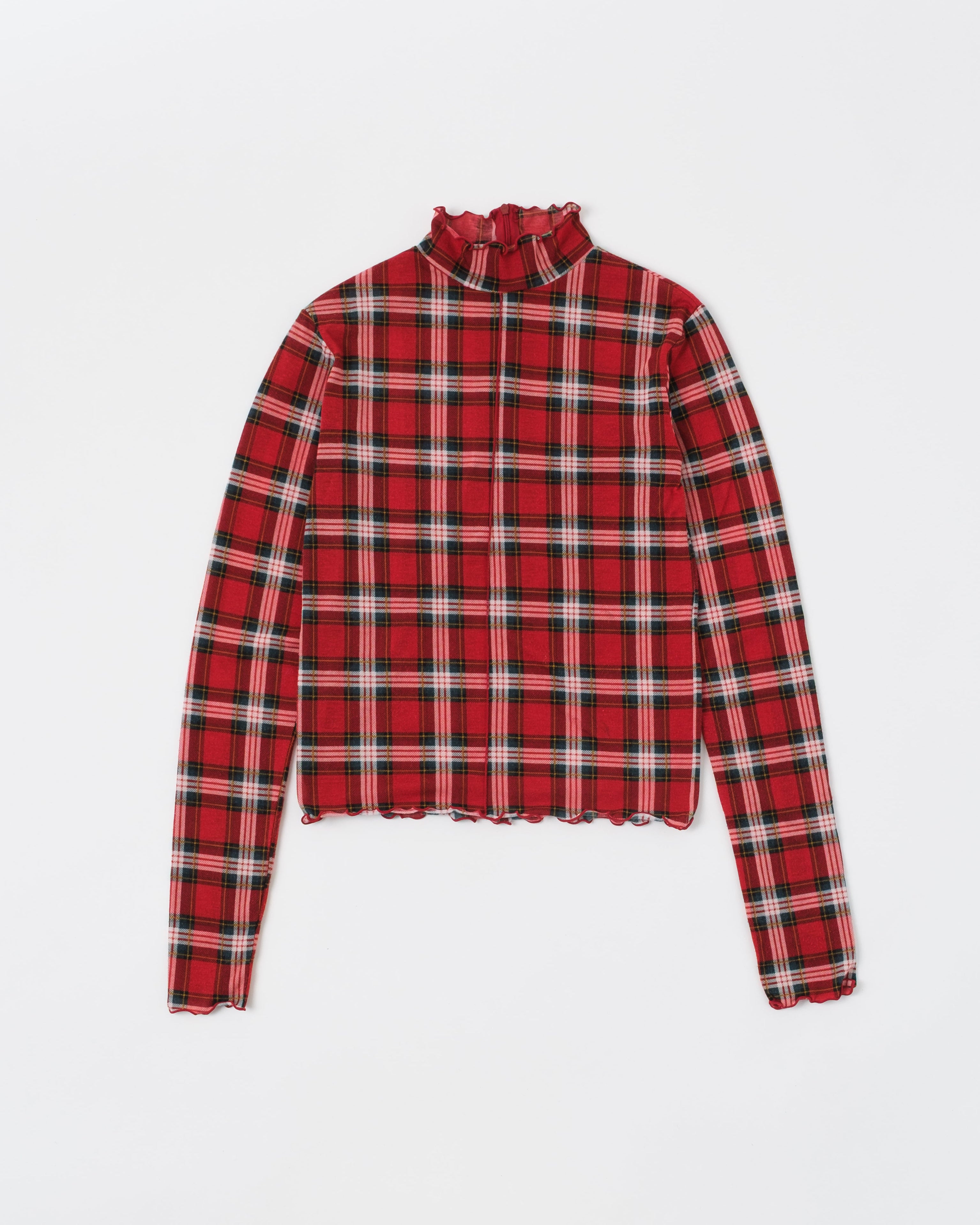 POPPY あさぎーにょ　CHECK TURTLE ポピー　チェック　タートル Check turtle / round top