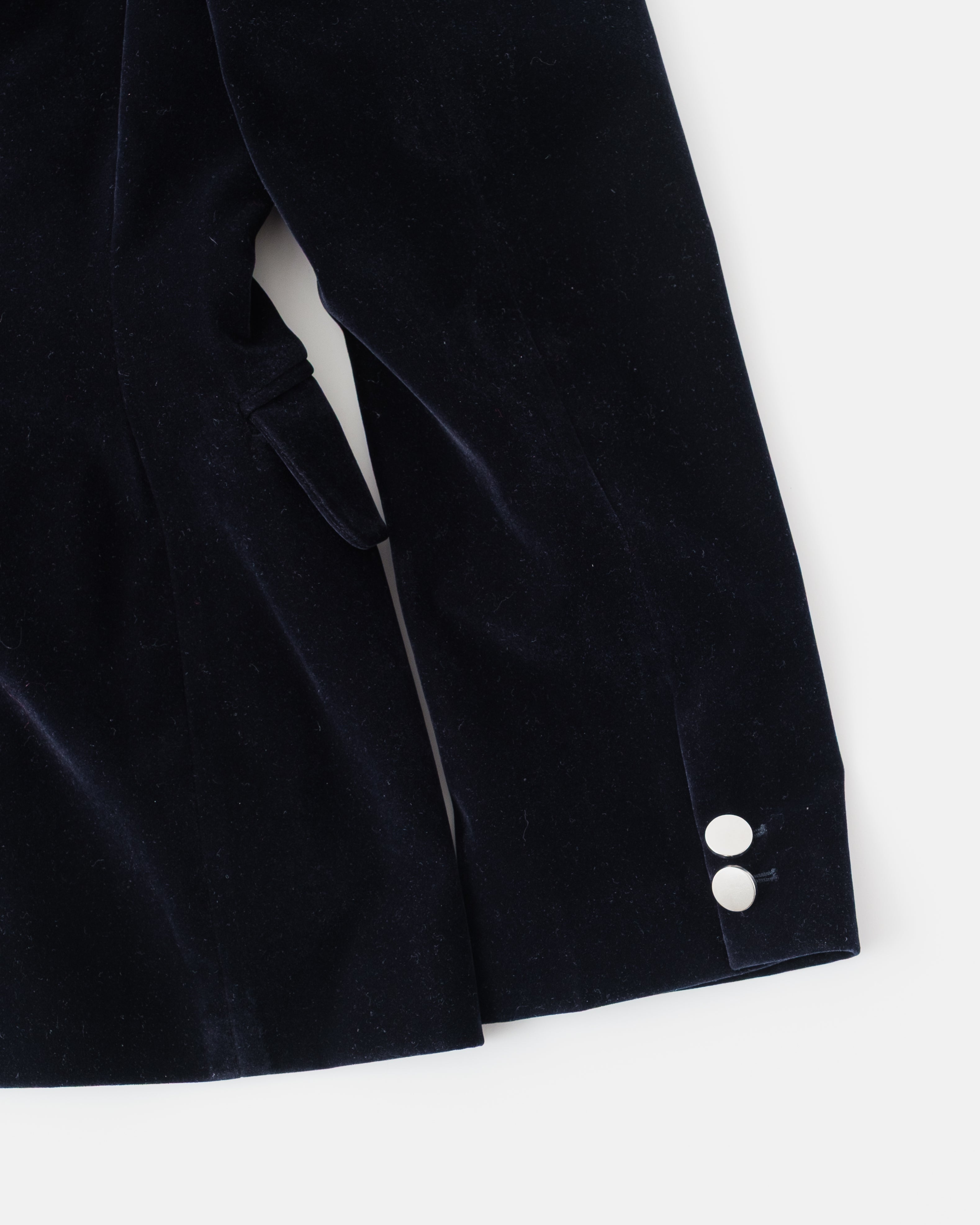 Ribbon velvet jacket