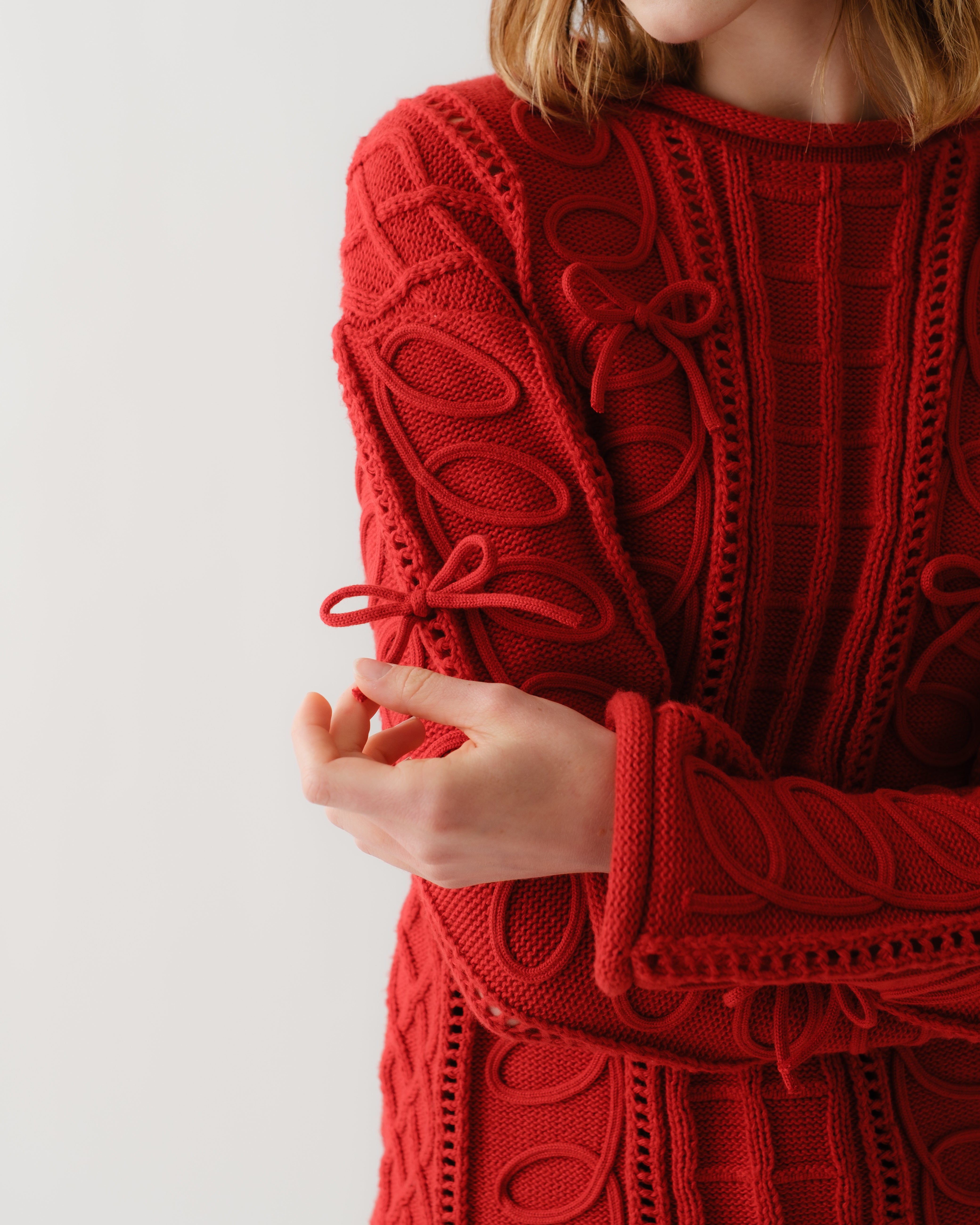 Kurukuru ribbon knit