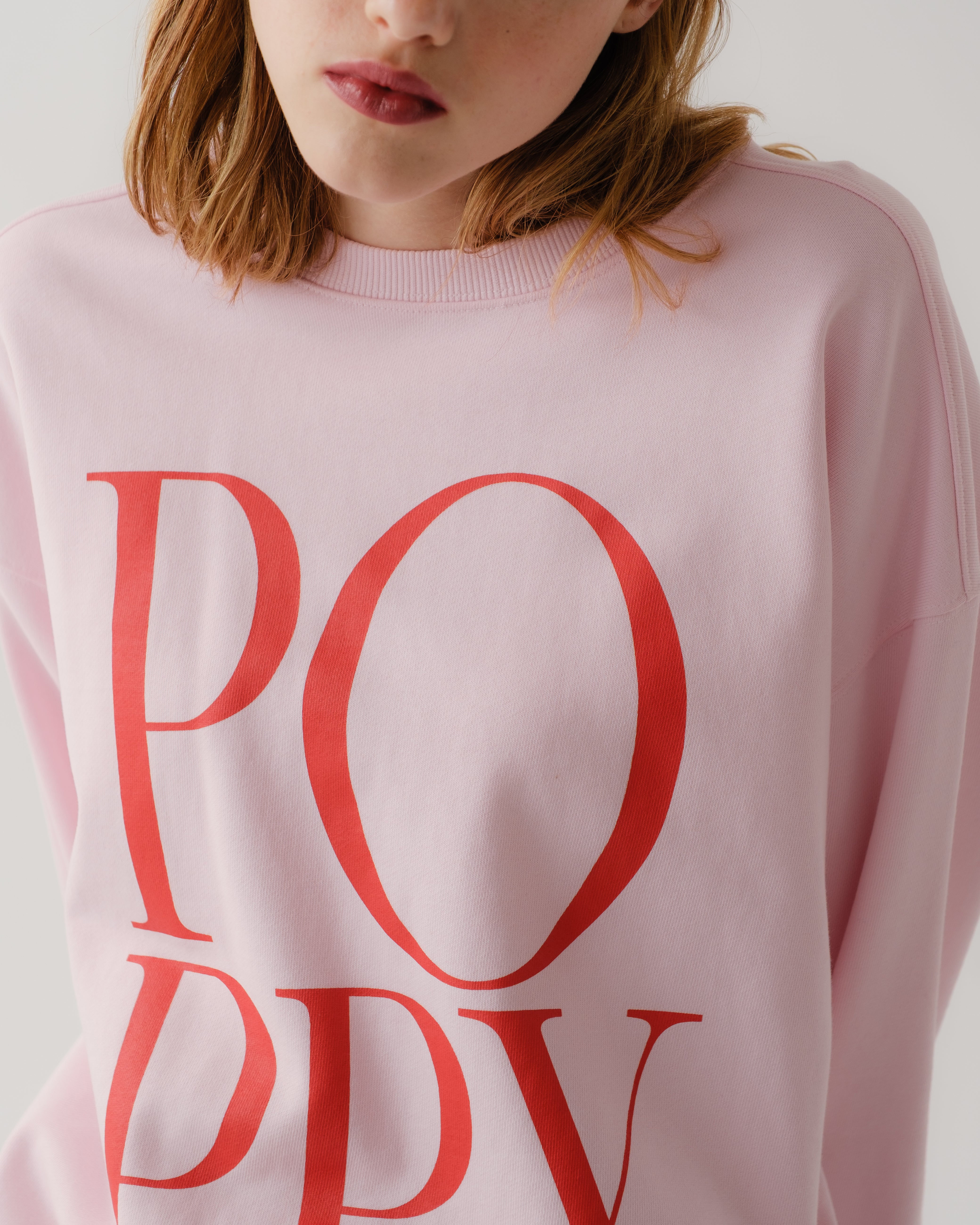 POPPY big logo sweatshirt (pink)