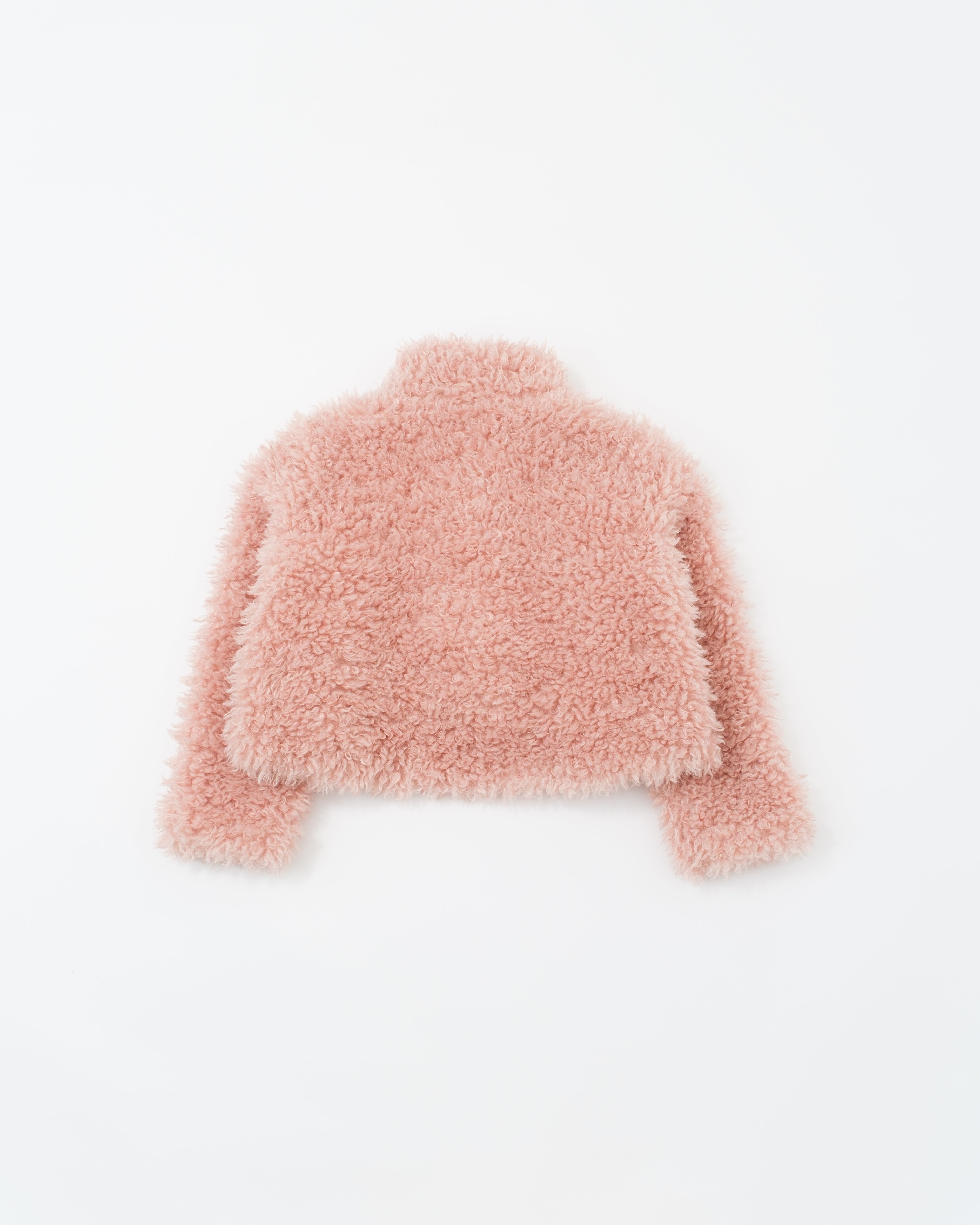 Cropped fur jacket