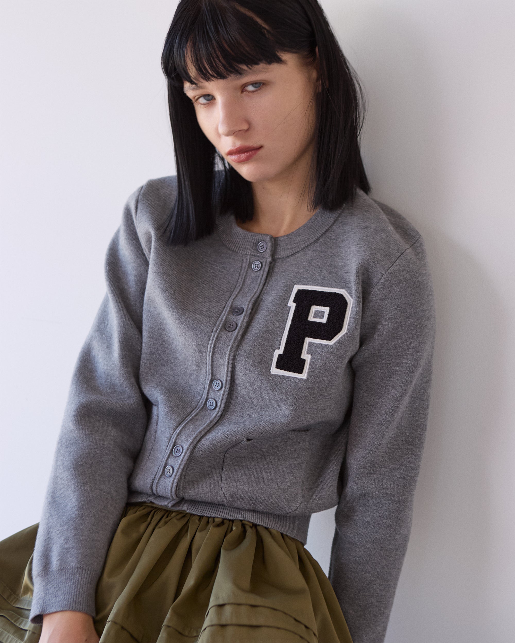 Double pocket patch cardigan