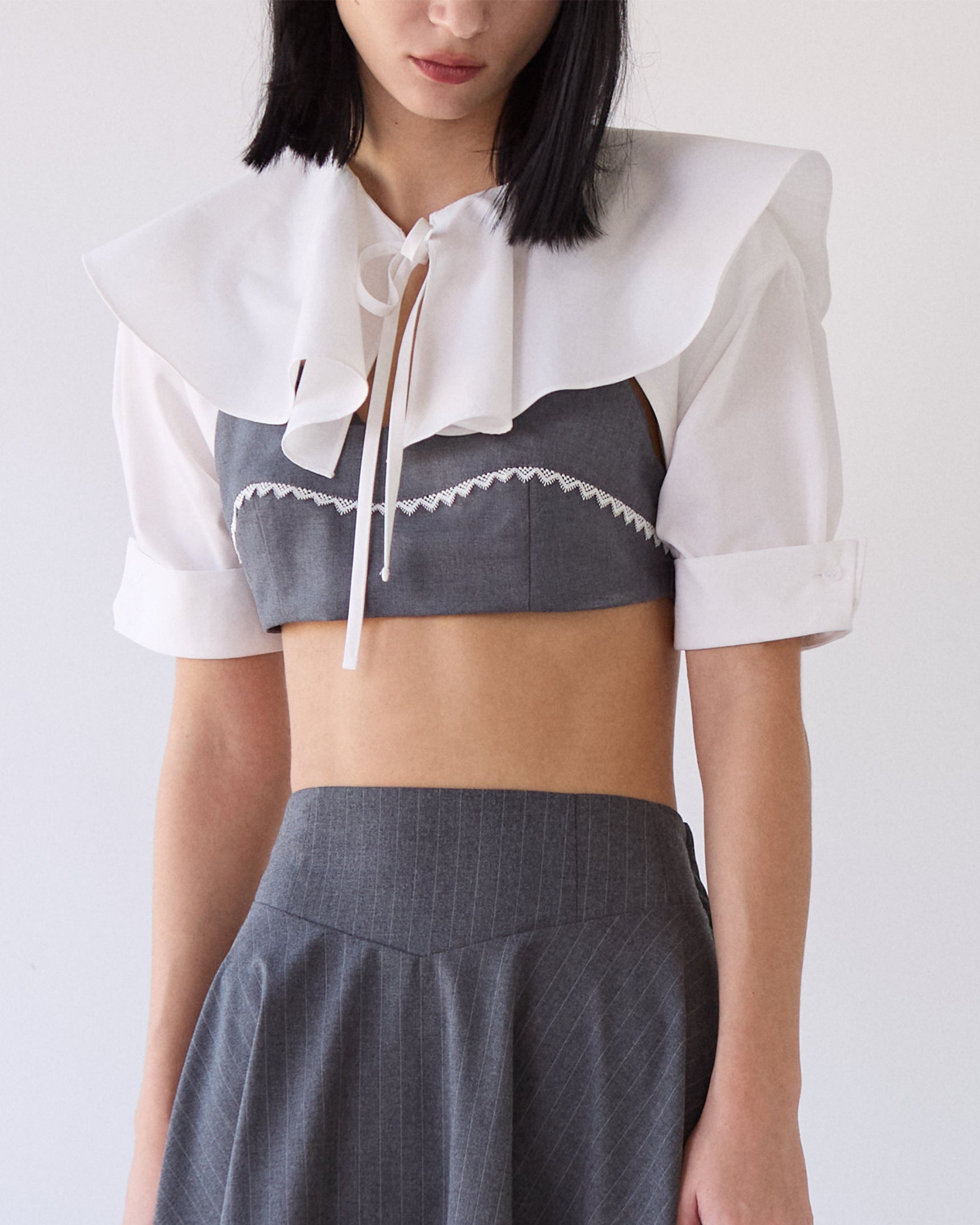 Layered bralette tops