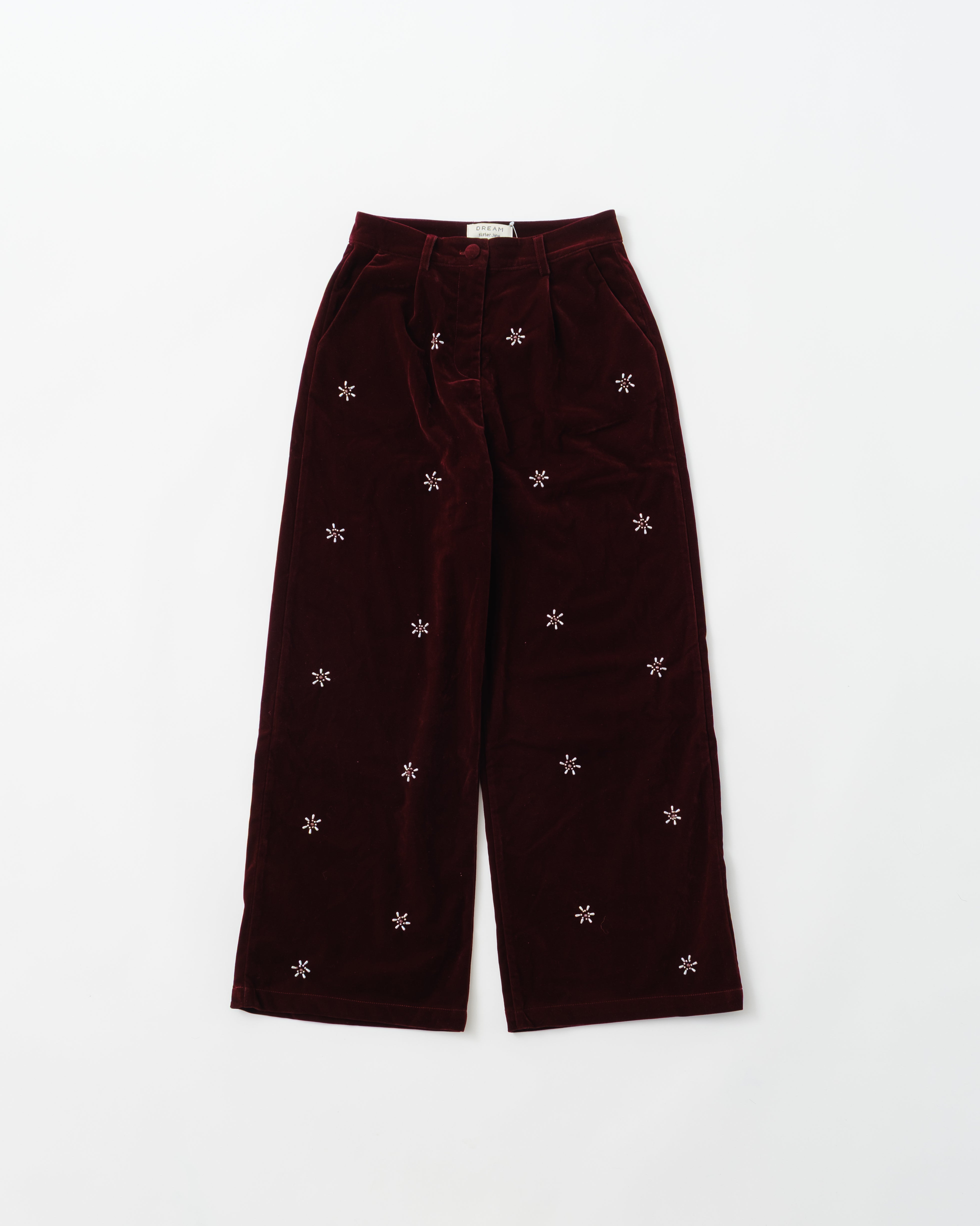 パンツ DREAM Sister Jane velvet pants DREAM sister janeSatine Velvet Trousers