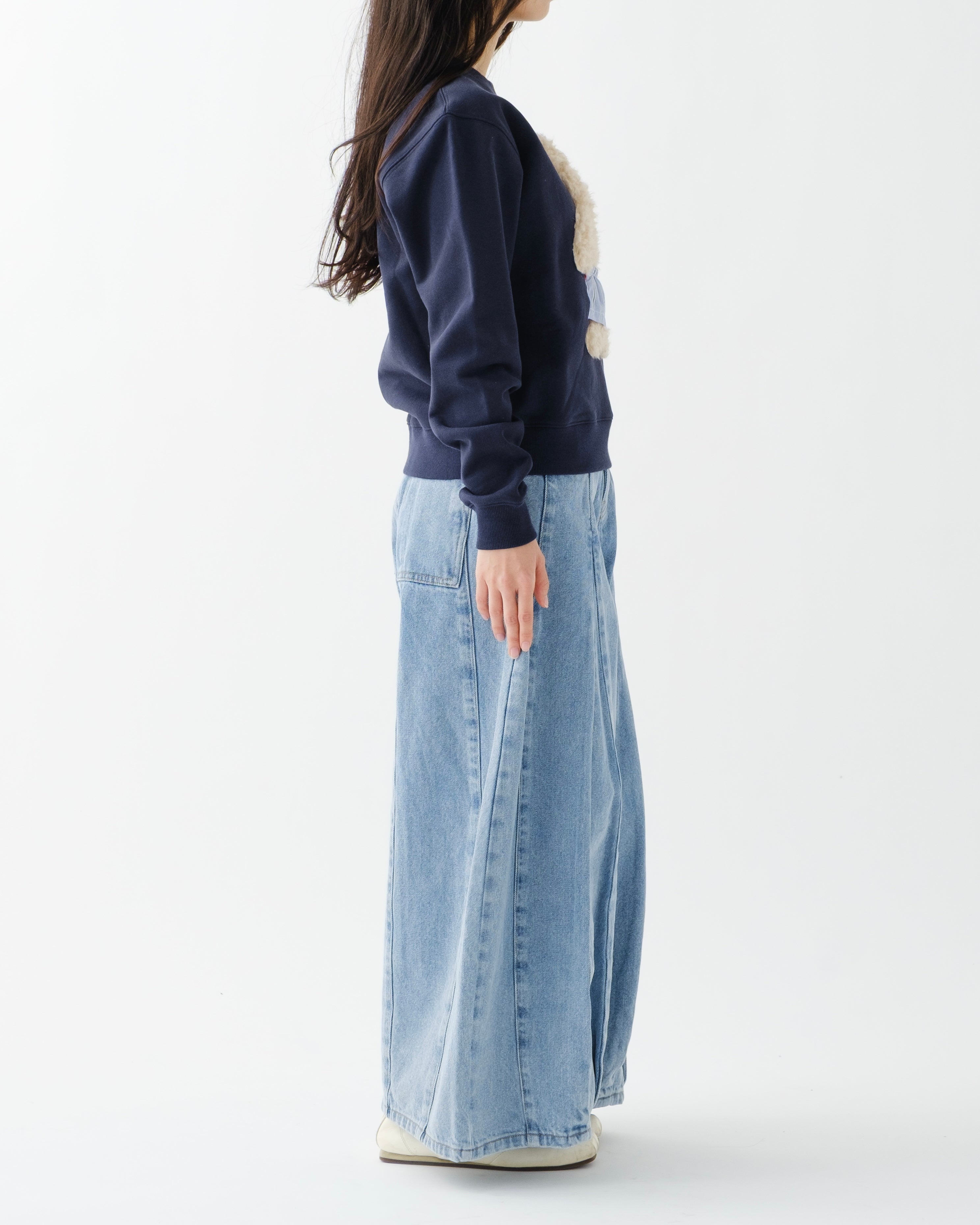 モデル身長 : 154cm / 着用サイズ：0