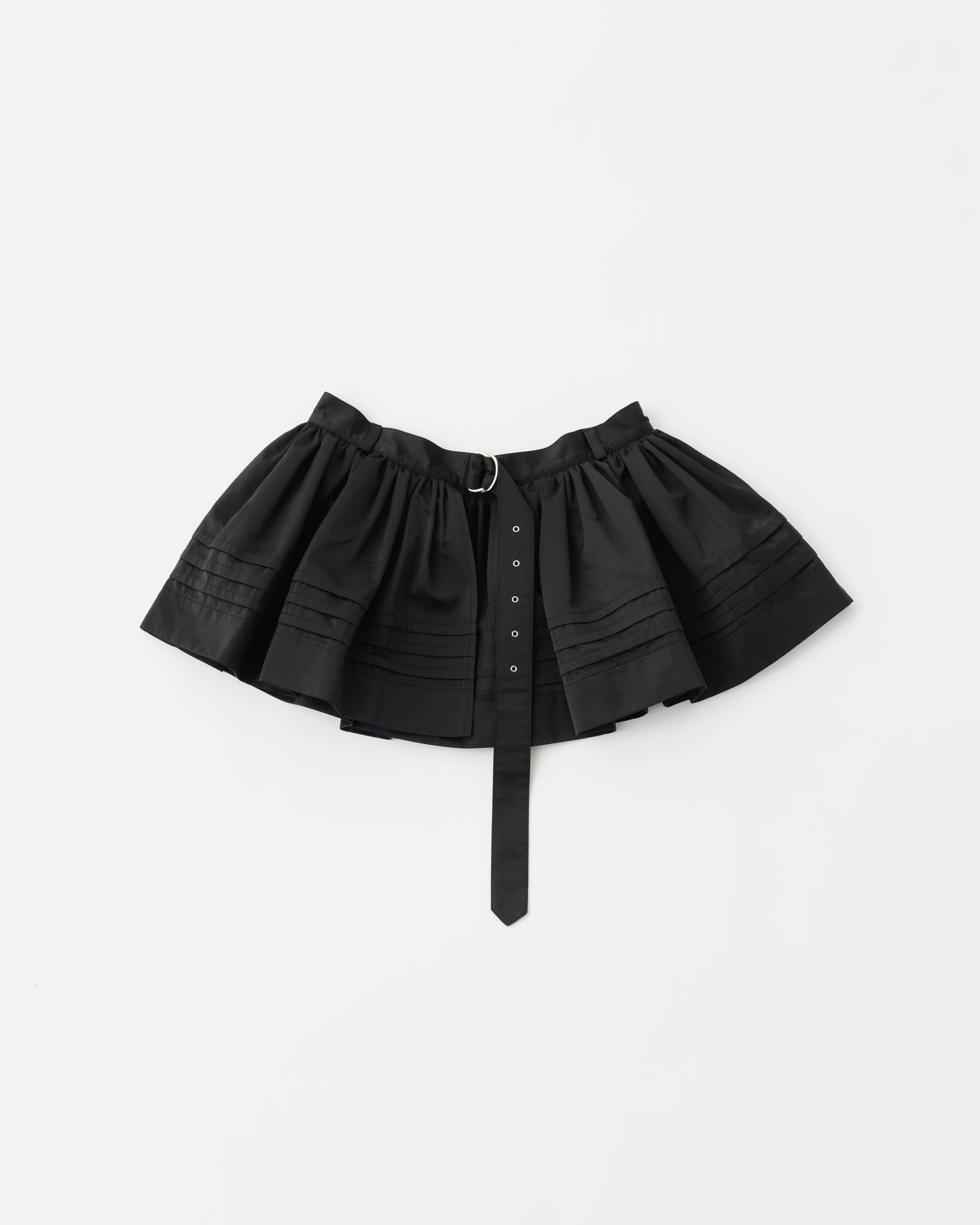 <b>POPUP先行販売</b><br>Peplum wrap mini skirt