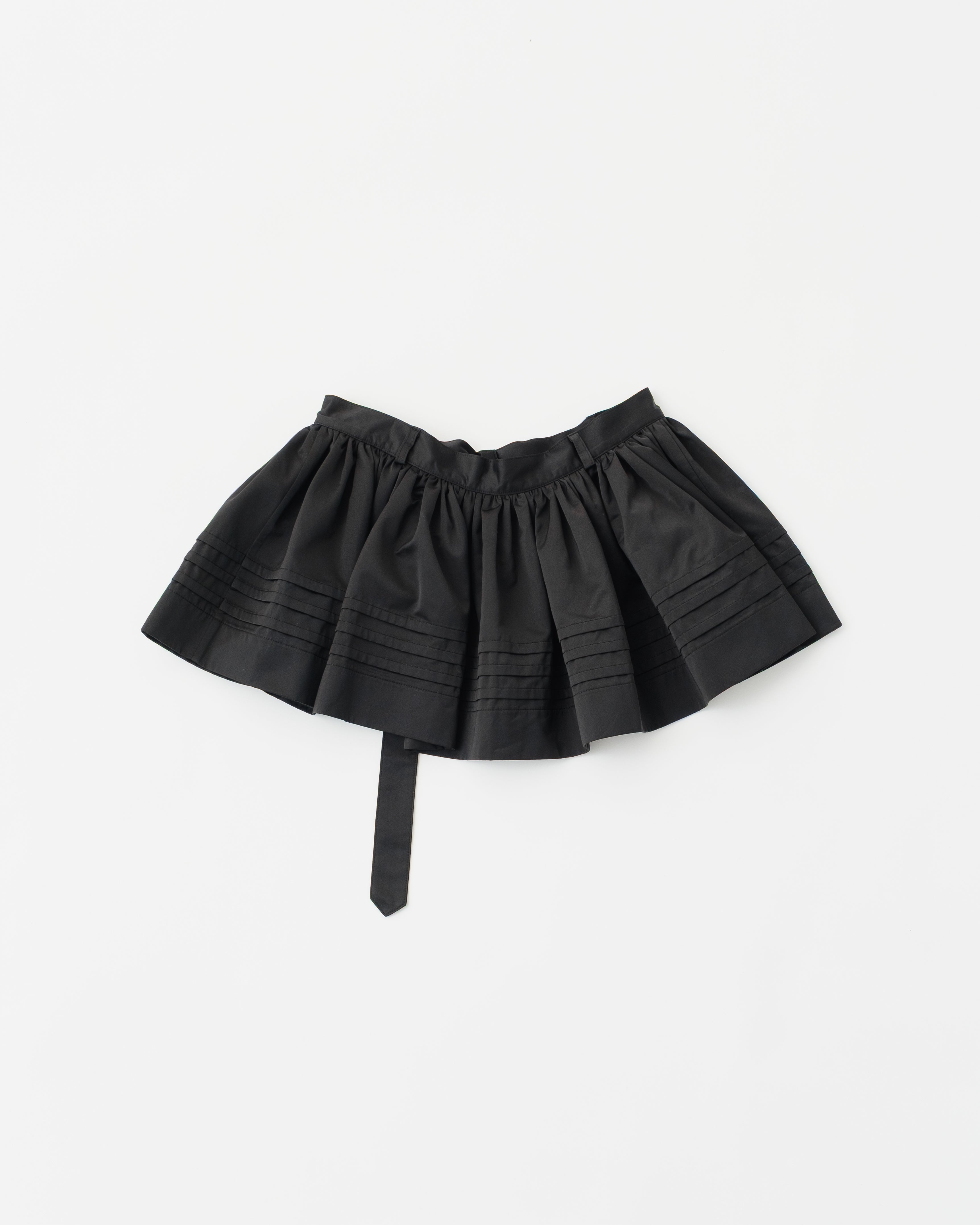 <b>POPUP先行販売</b><br>Peplum wrap mini skirt