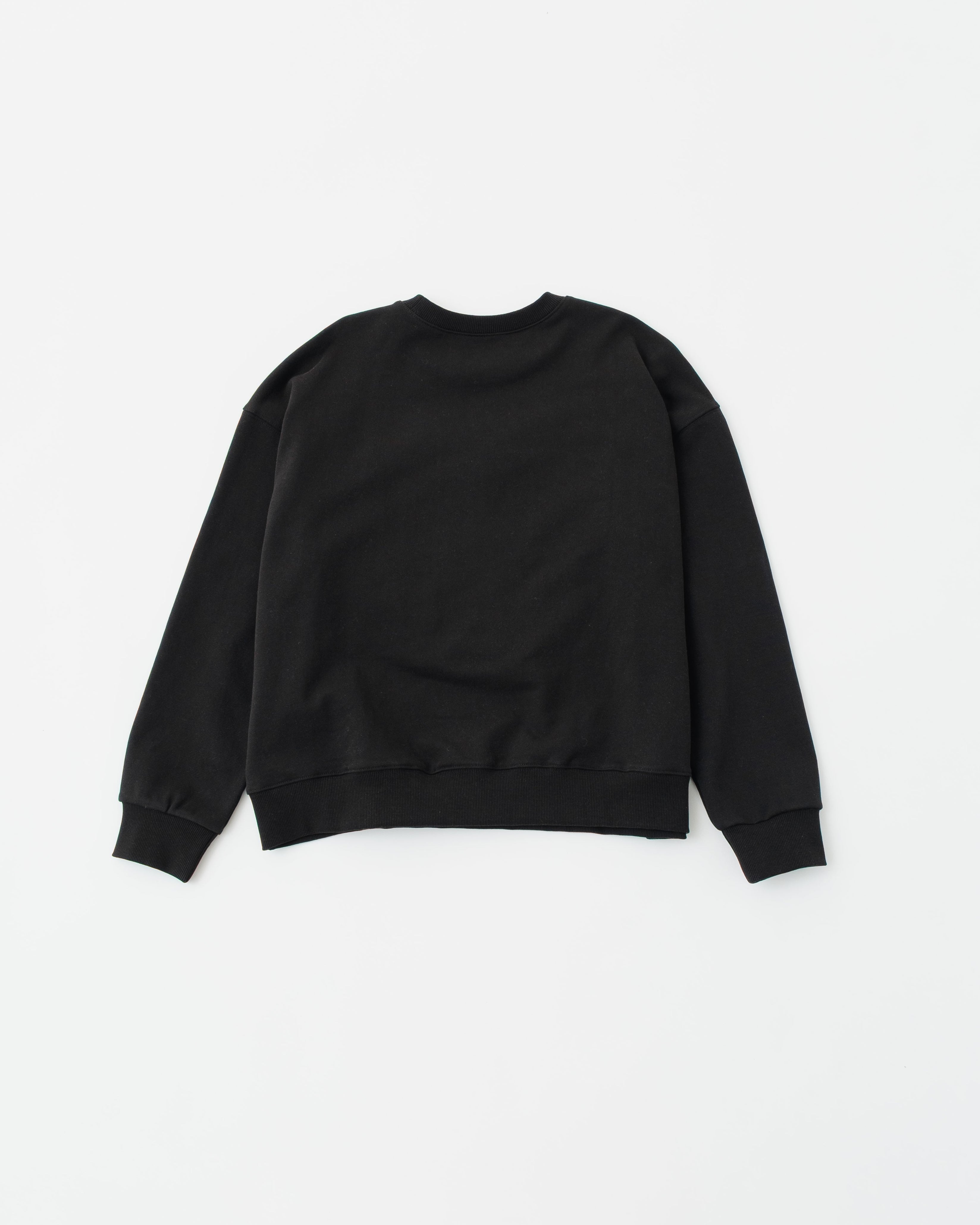 Heart gathered sweatshirt