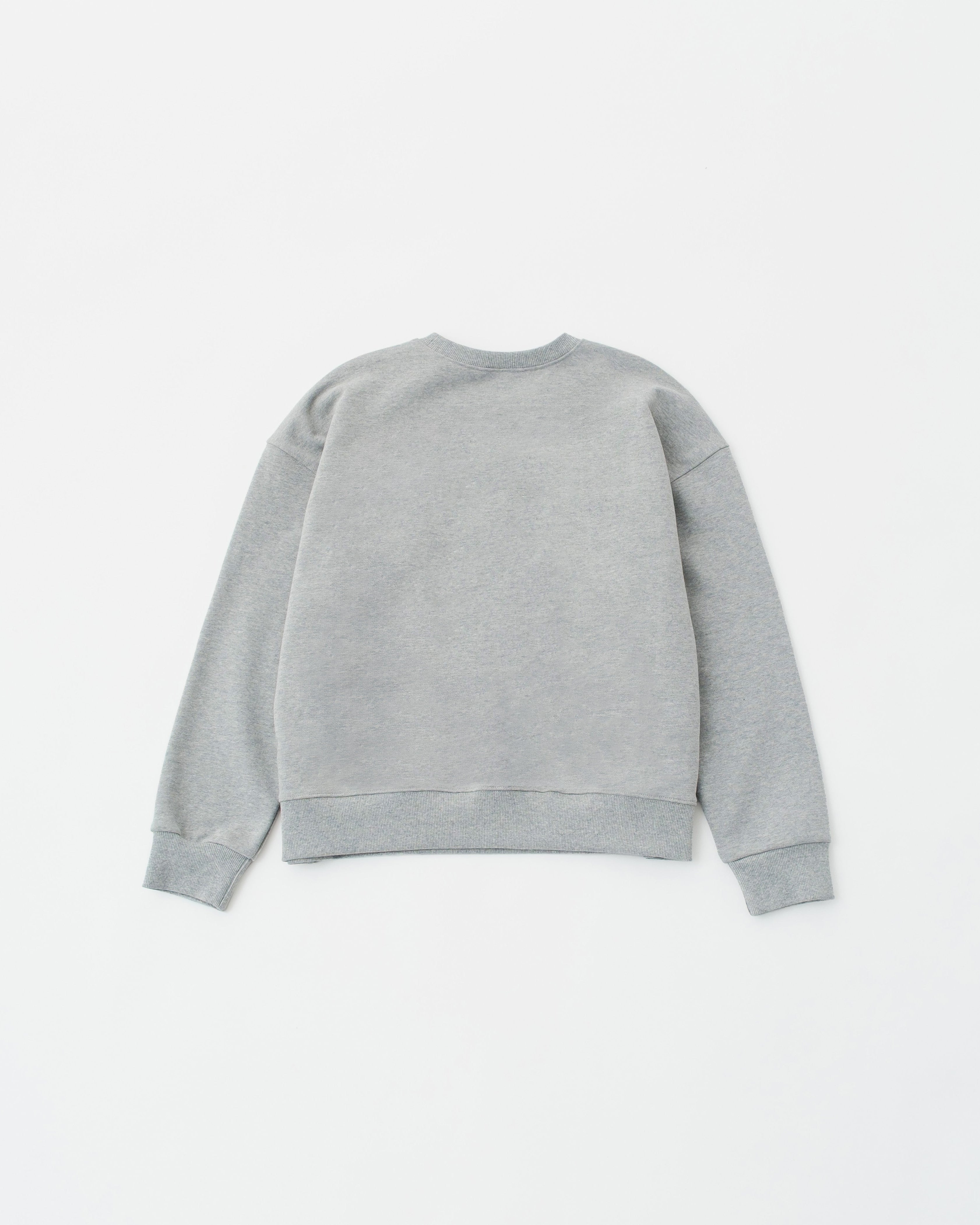 Heart gathered sweatshirt