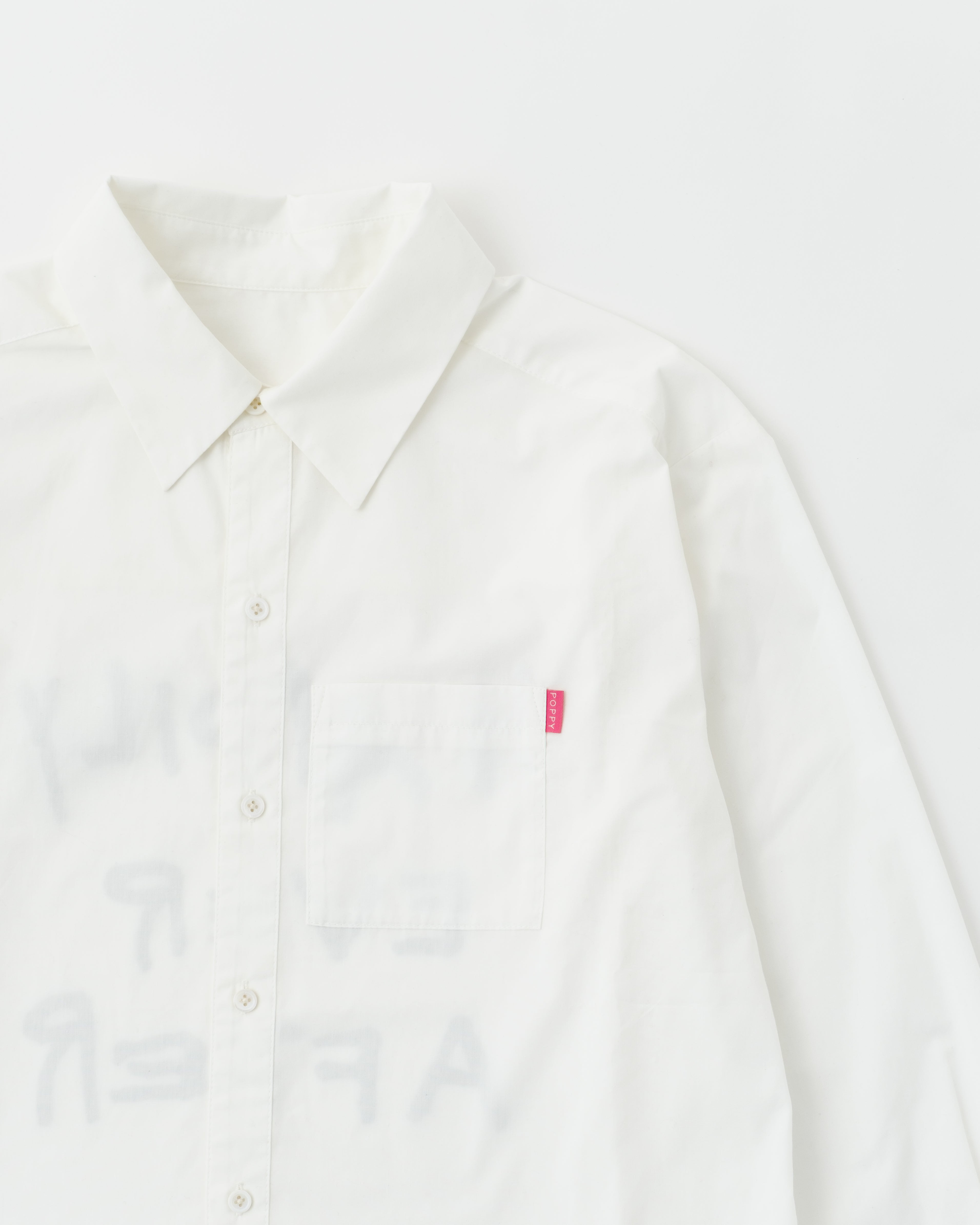 해피 에버 애프터 페인트 셔츠(화이트)