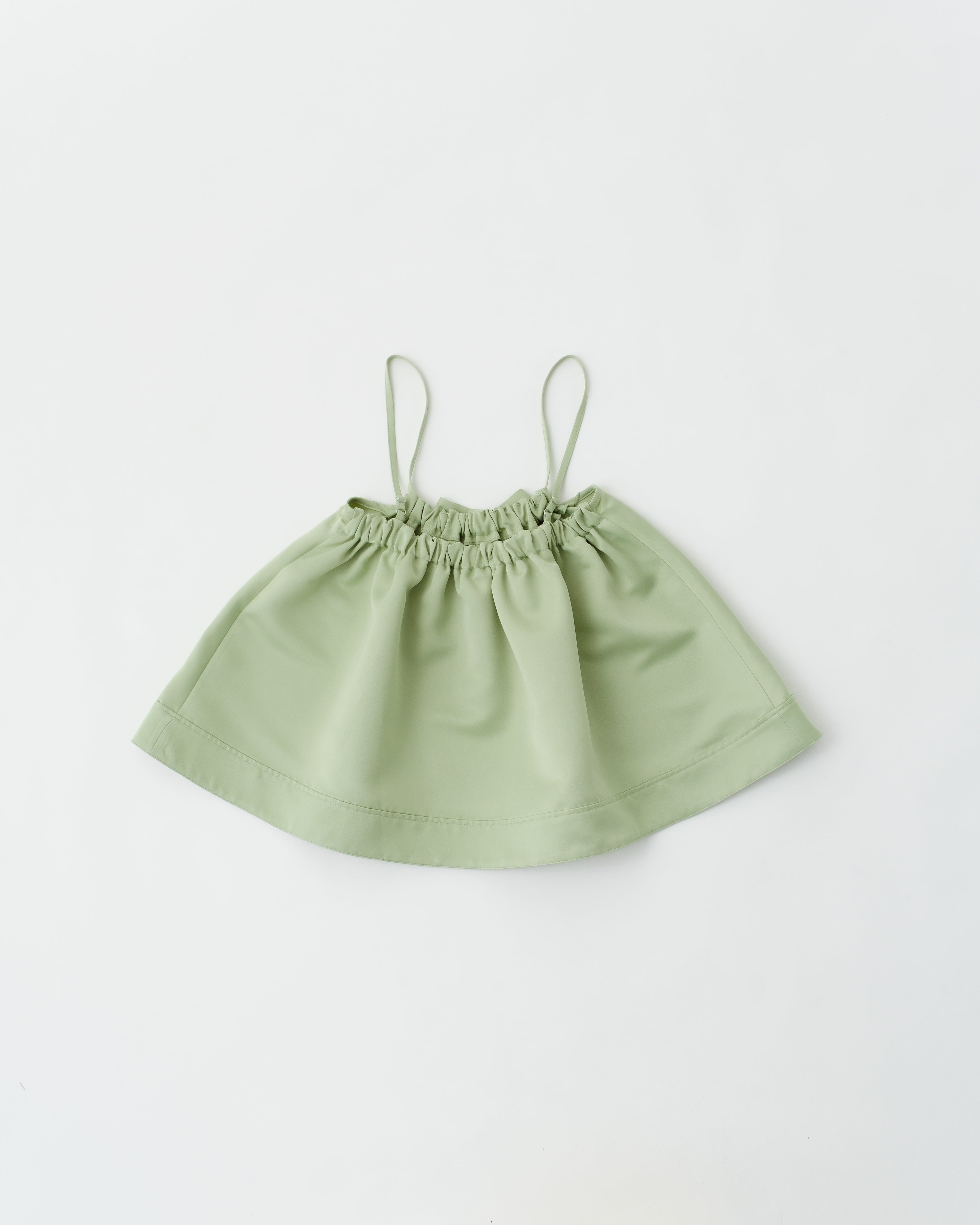 Puff satin top