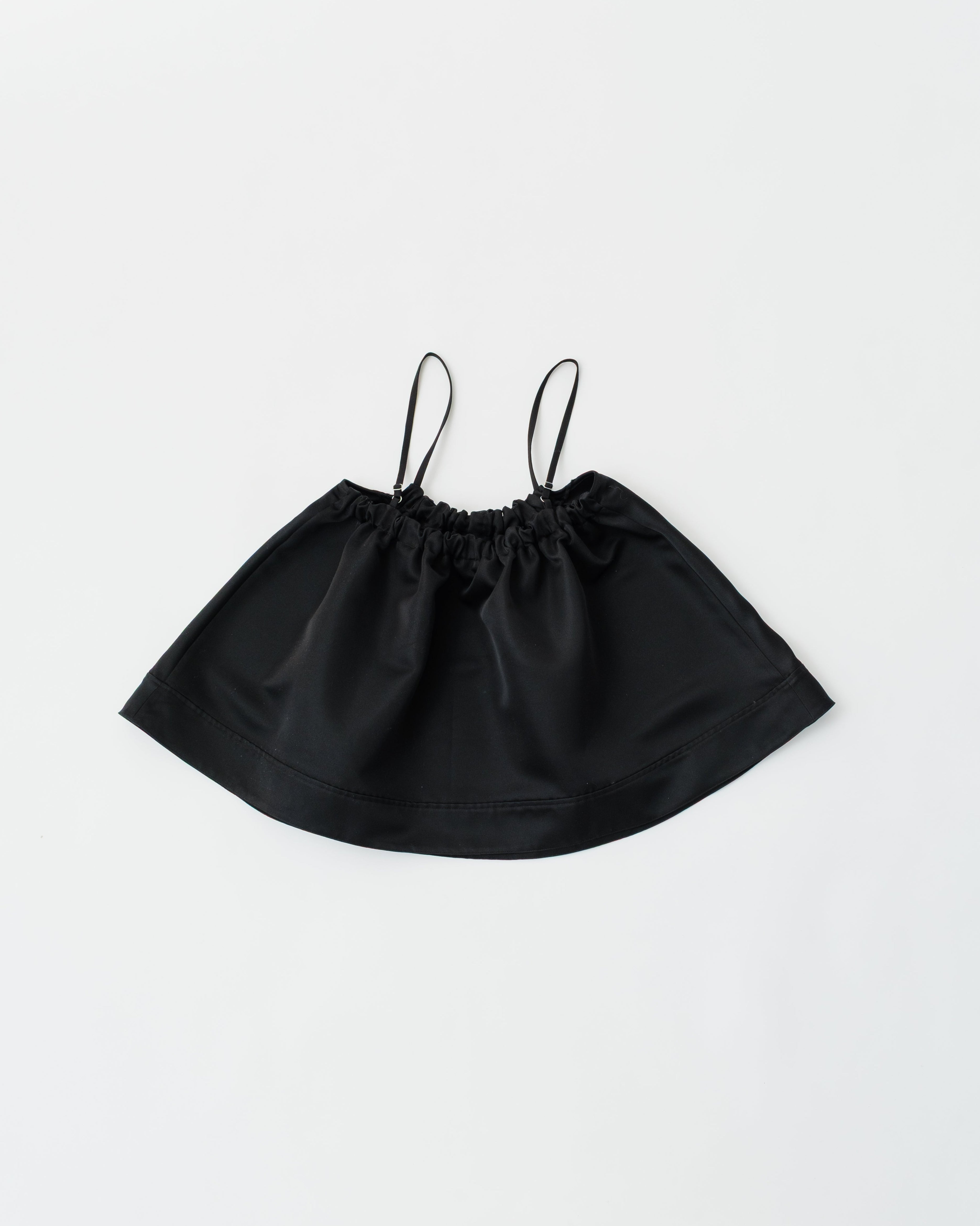 Puff satin top