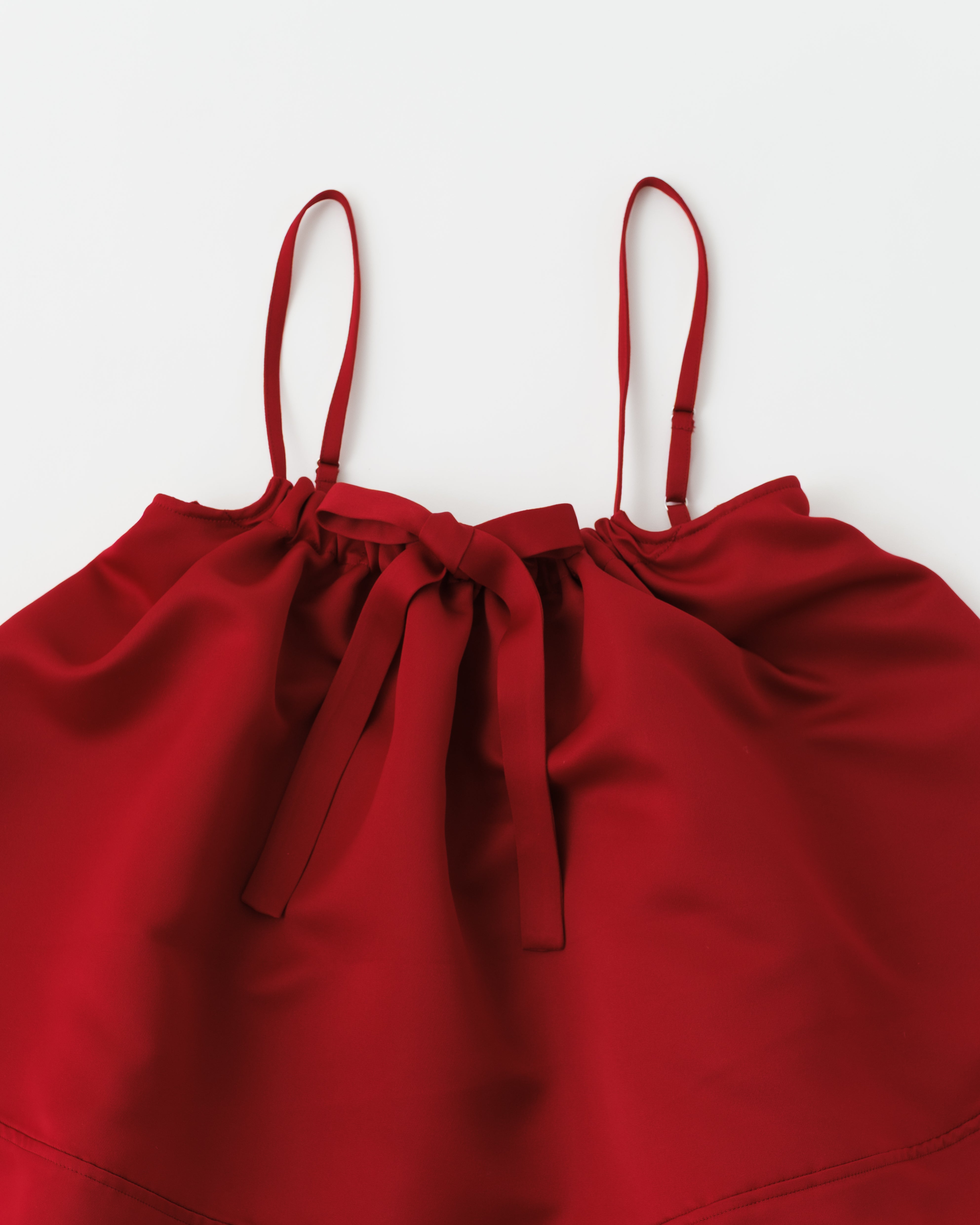 POPPY あさぎーにょ PUFF SATIN TOP Puff satin top