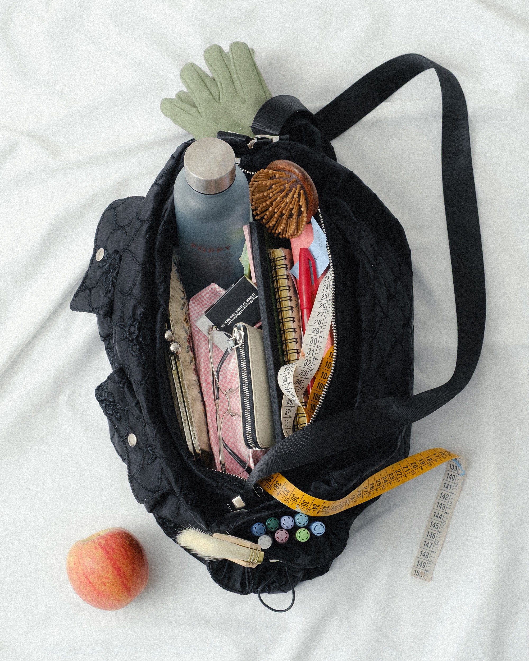 Quilted shoulder bag