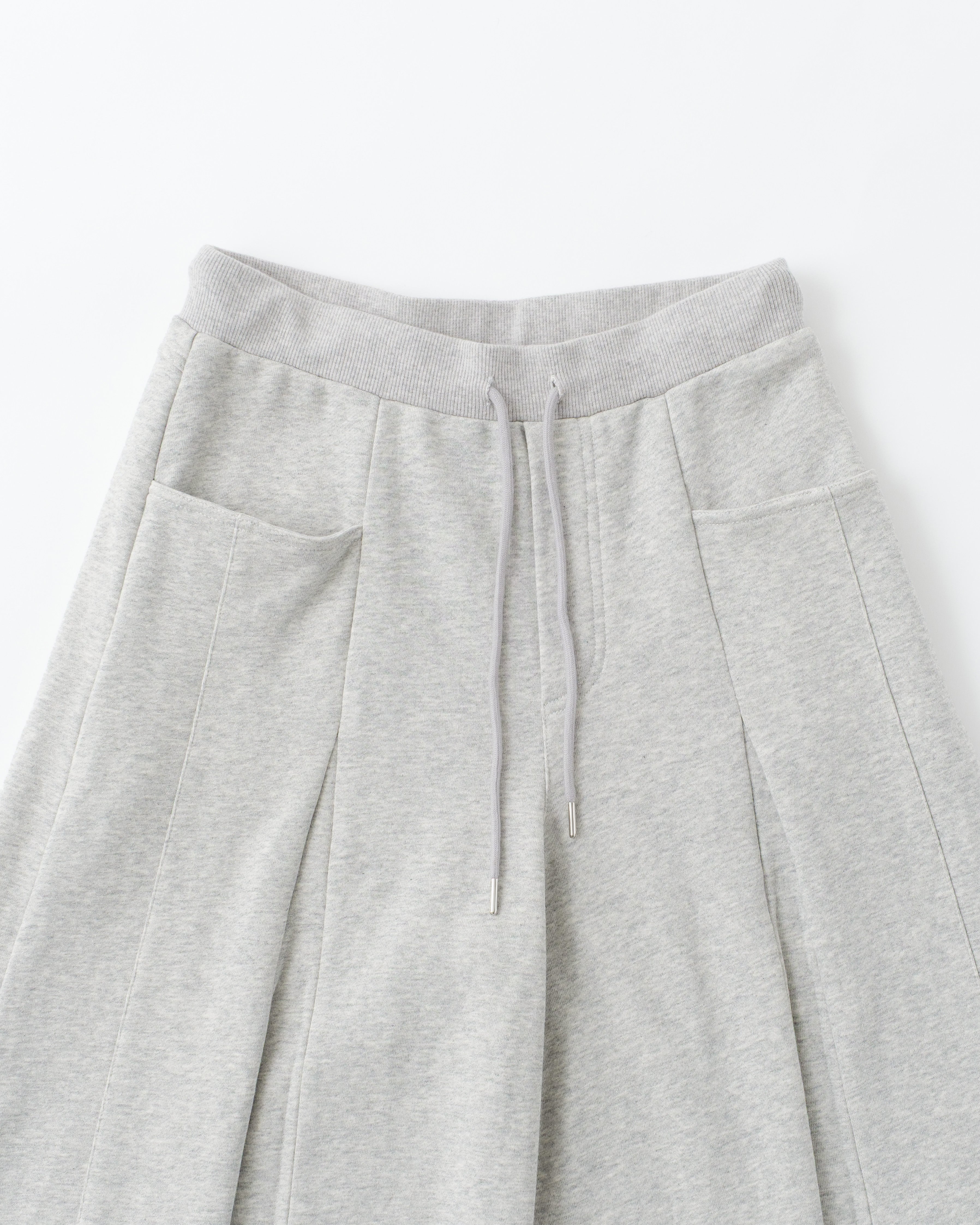 PLEATED BALLOON SWEAT PANTS