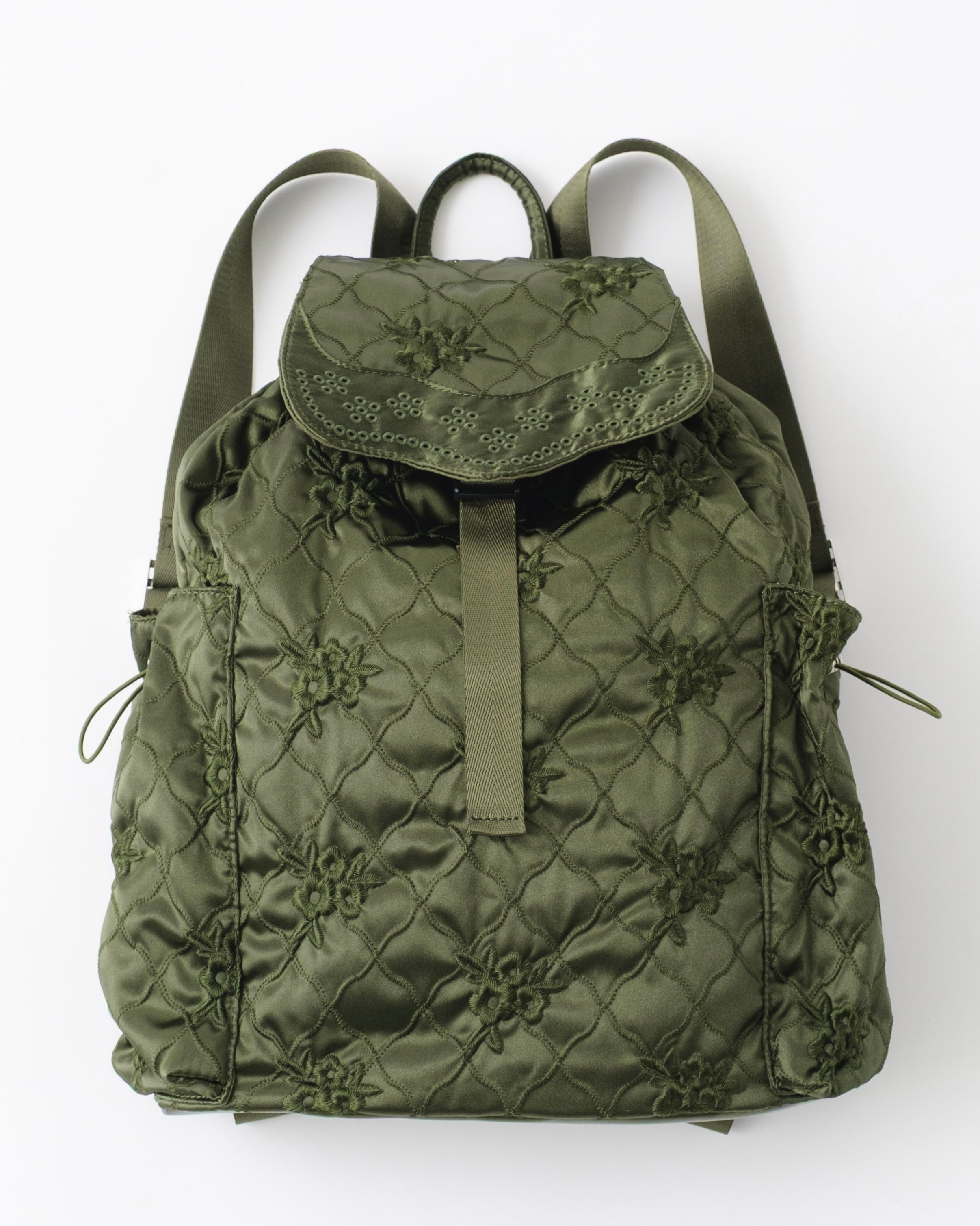 し*う様 POPPY あさぎーにょ POINTE BACKPACK カーキ リュ pointe backpack (khaki)