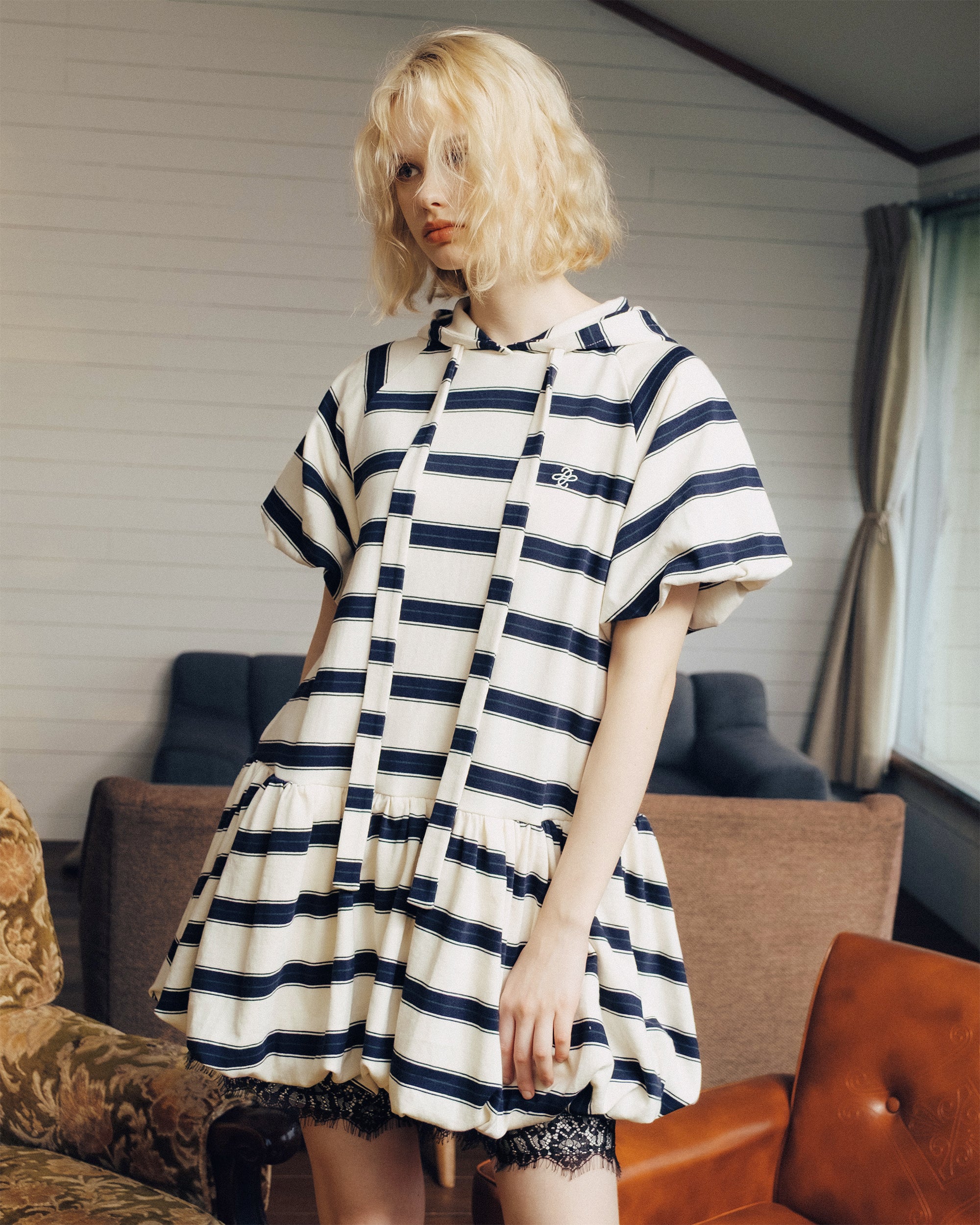 Bubble hoodie dress